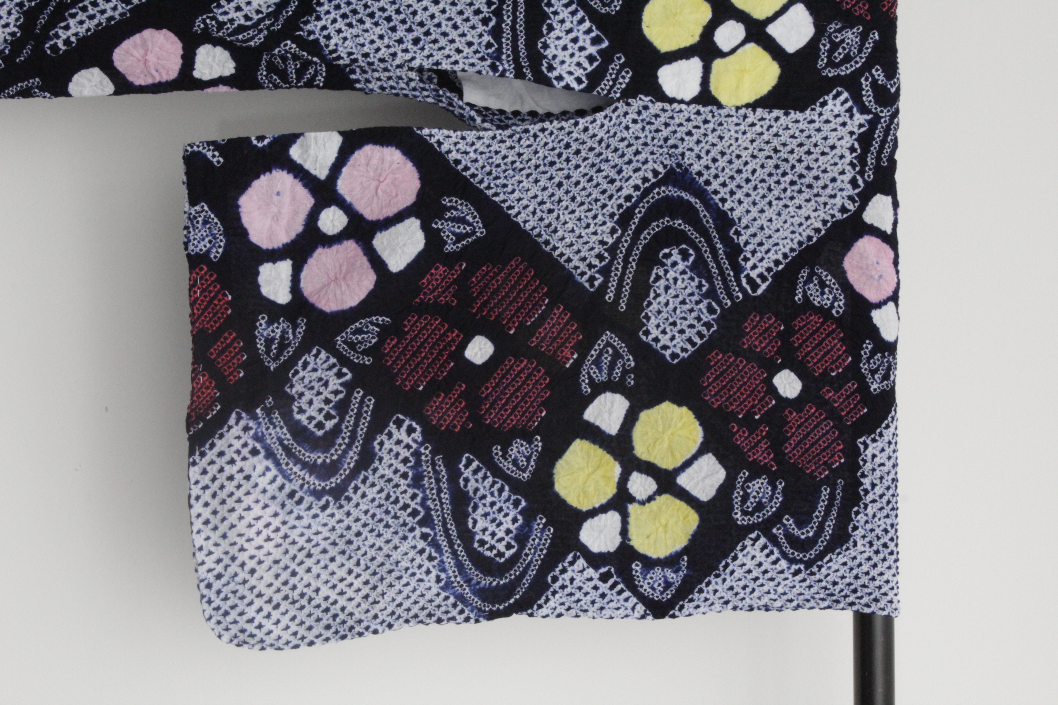 Circa 1950 Vintage Handwoven Cotton Kimono