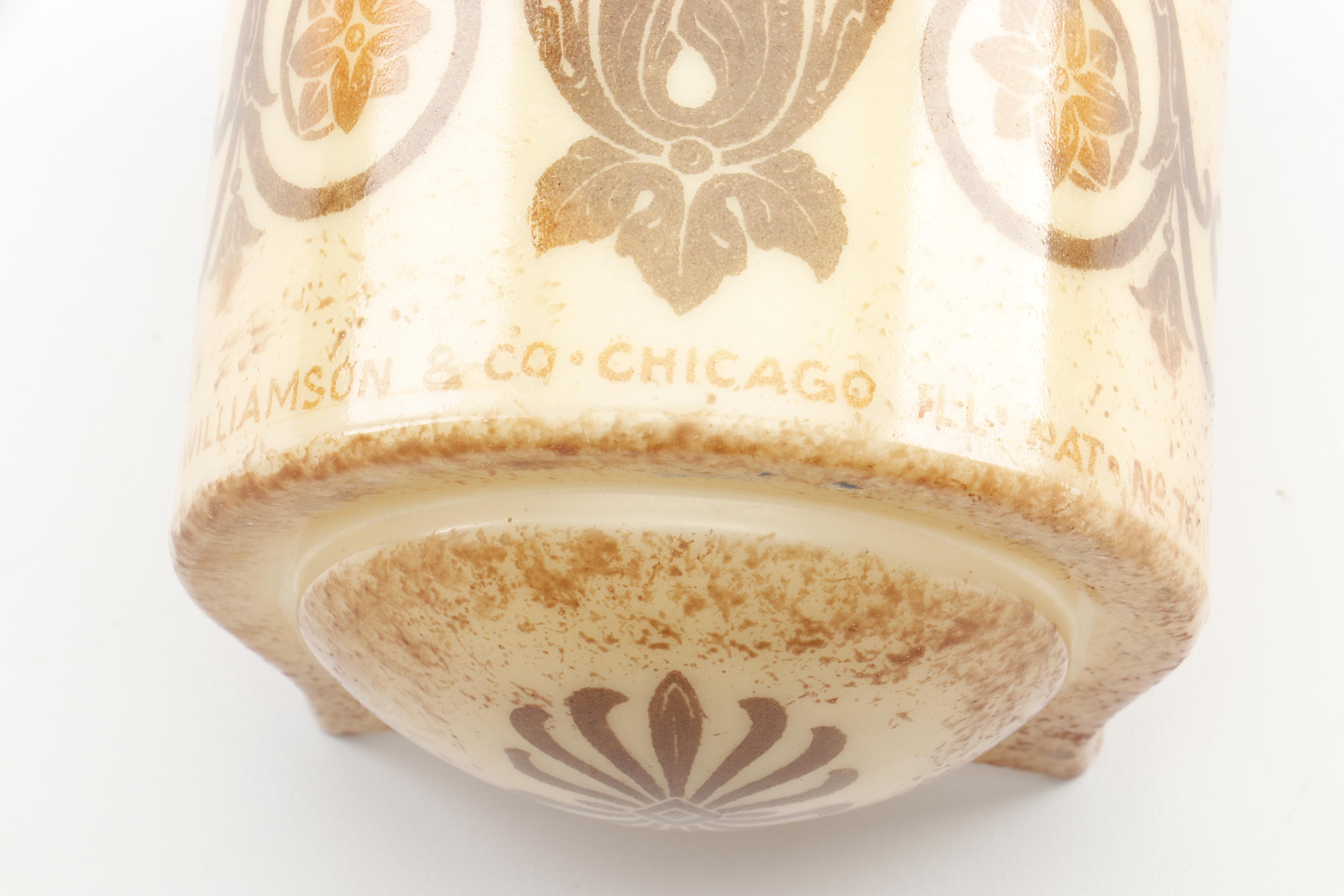 Art Deco R. Williamson & Co. Slip Shade Chandelier