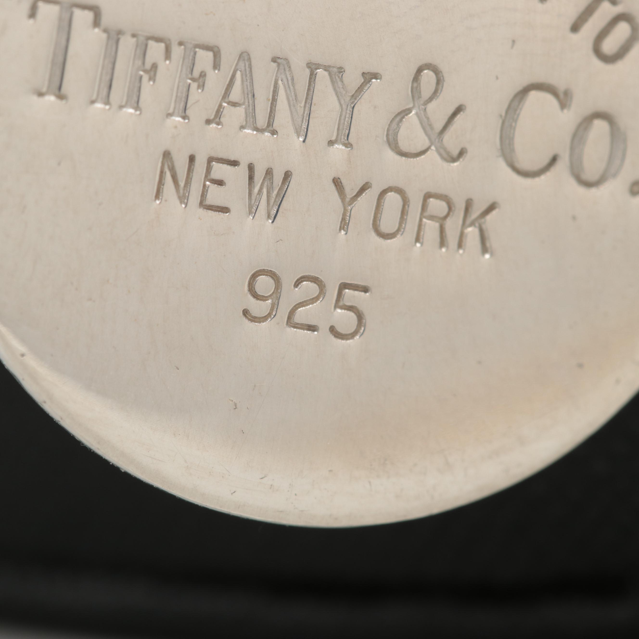 Tiffany & Co. "Return to Tiffany" Sterling Silver Round Tag Bracelet