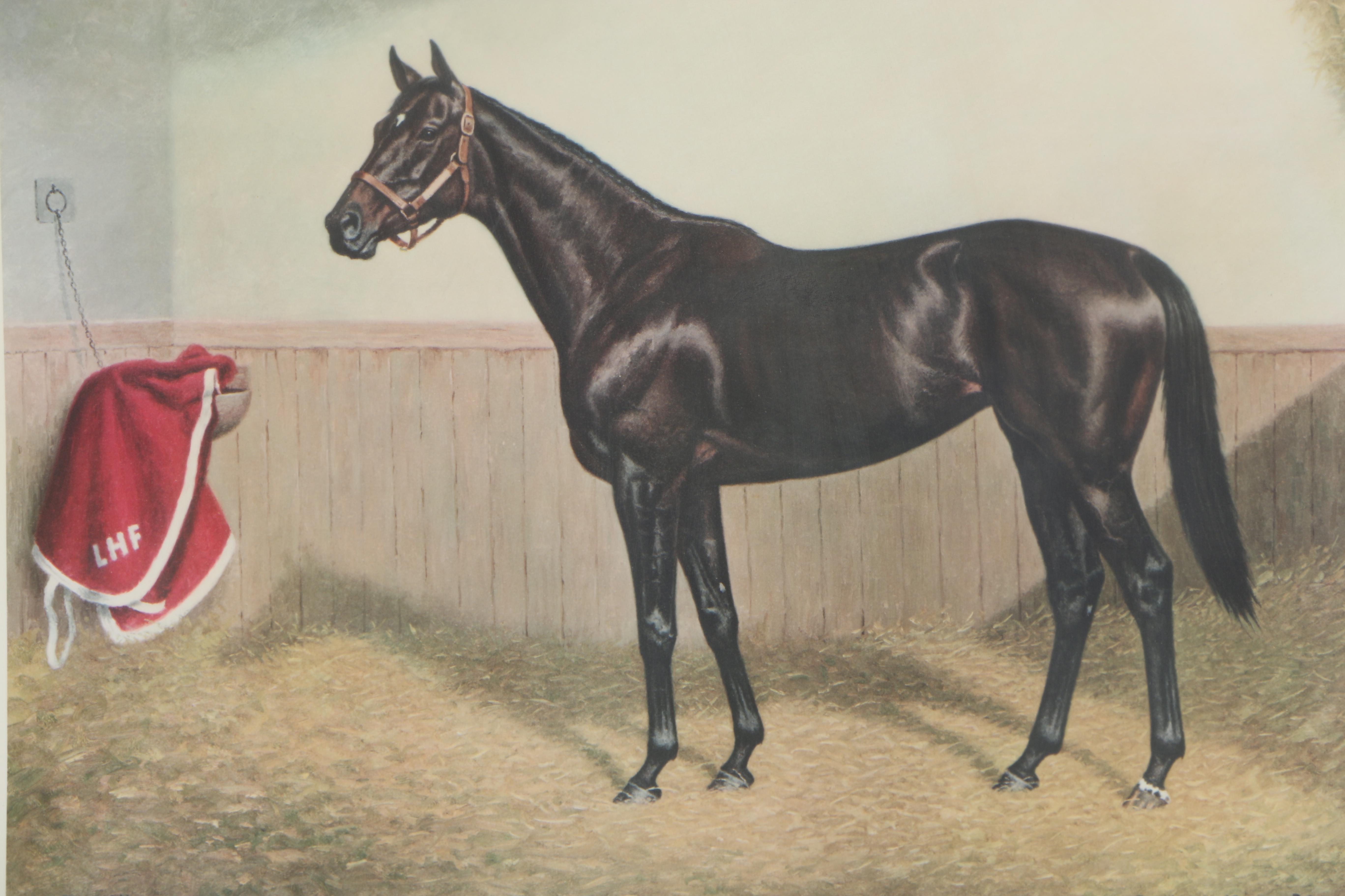 Richard Stone Reeves 1975 Artist's Proof Collotype "Ruffian"