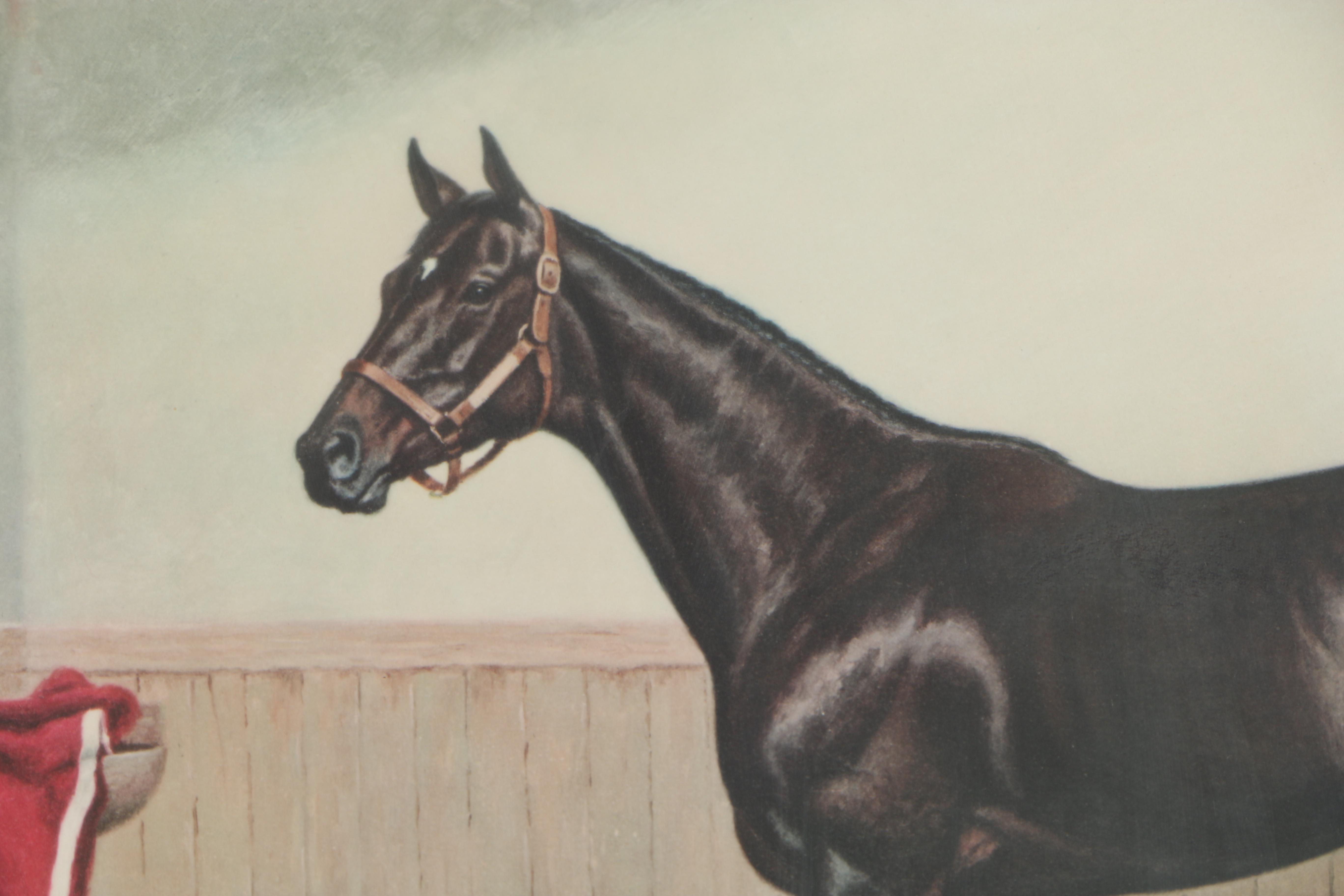 Richard Stone Reeves 1975 Artist's Proof Collotype "Ruffian"