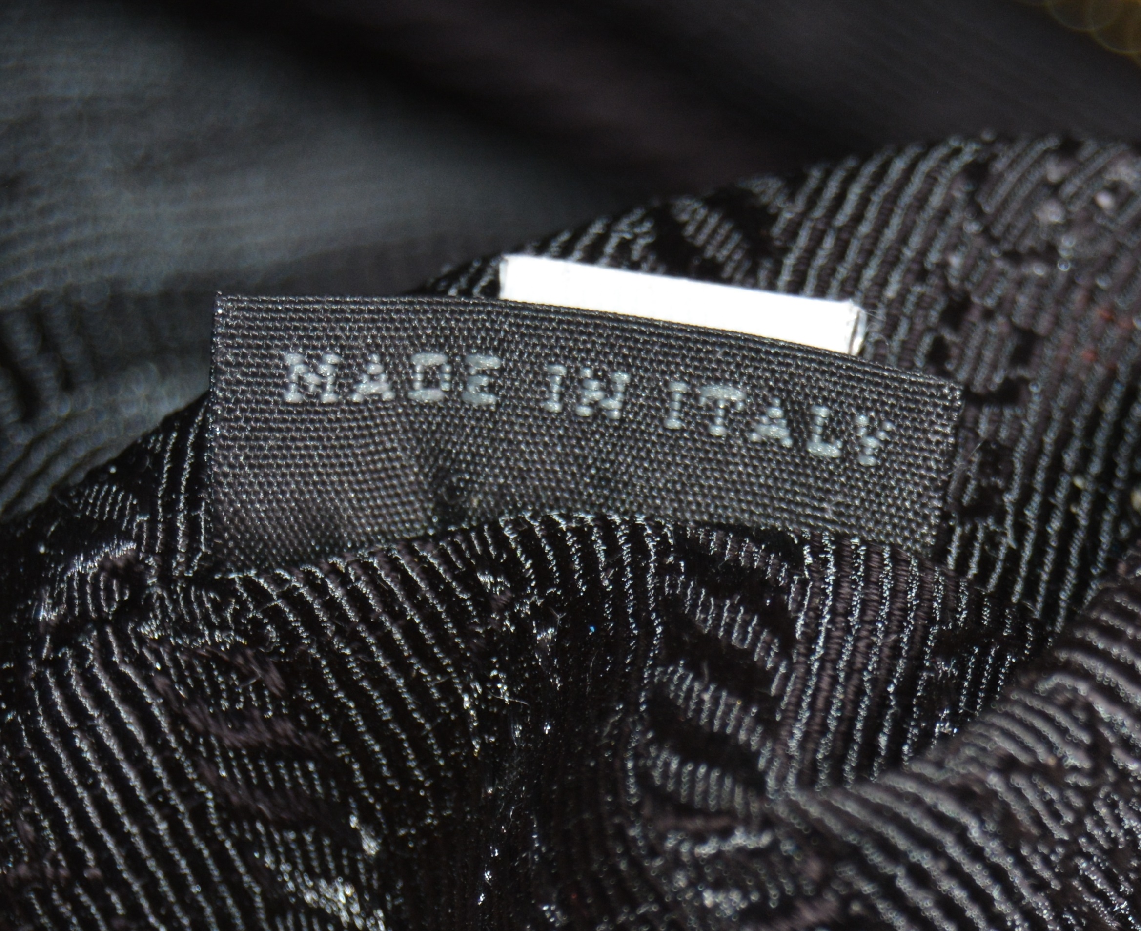 Prada Black Ruched Nylon and Leather Tote