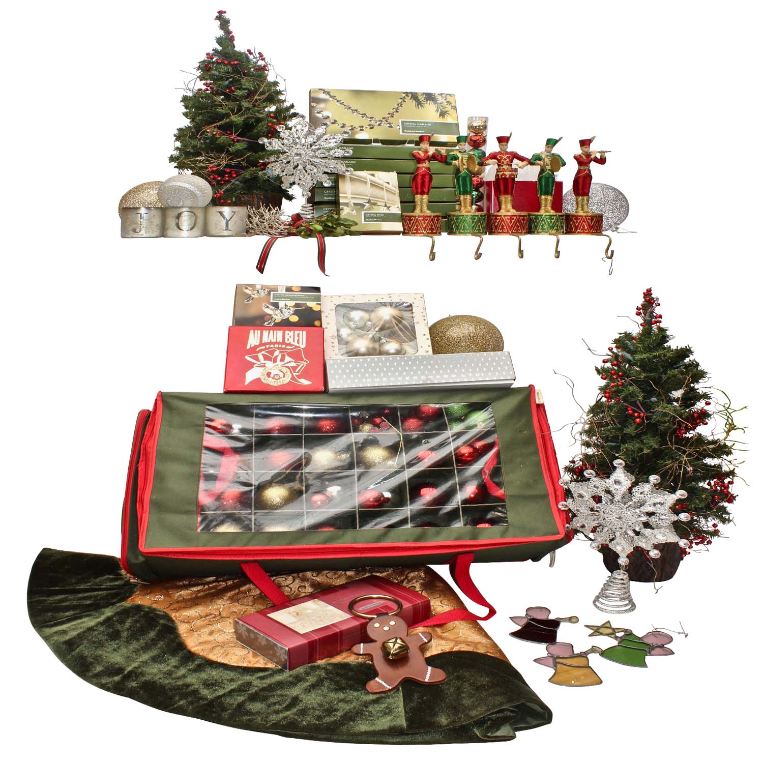 Large Assortment of Winter and Christmas Decor