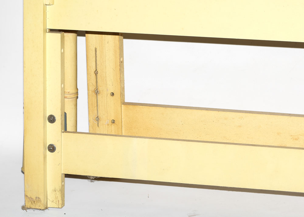 Vintage 1960s Faux Bamboo "Allegro" Twin Bed by Thomasville