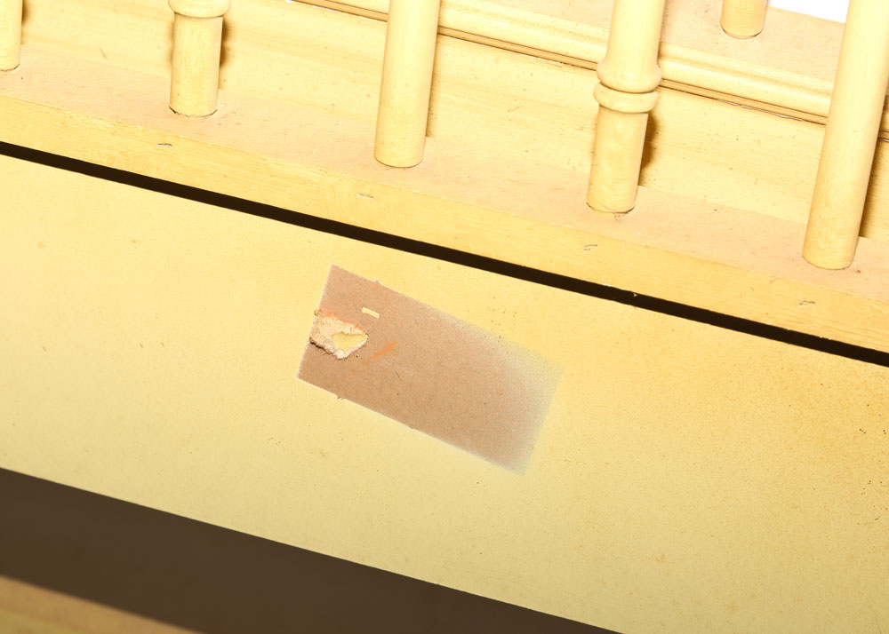 Vintage 1960s Faux Bamboo "Allegro" Twin Bed by Thomasville