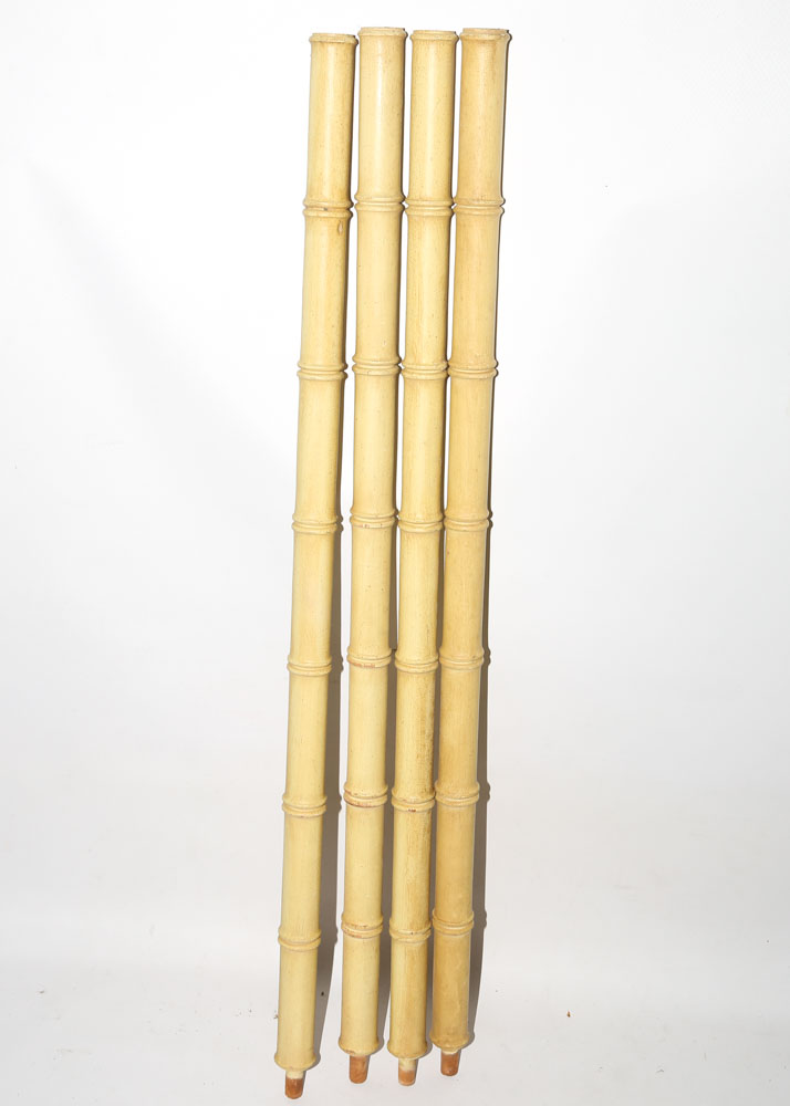 Vintage 1960s Faux Bamboo "Allegro" Twin Bed by Thomasville