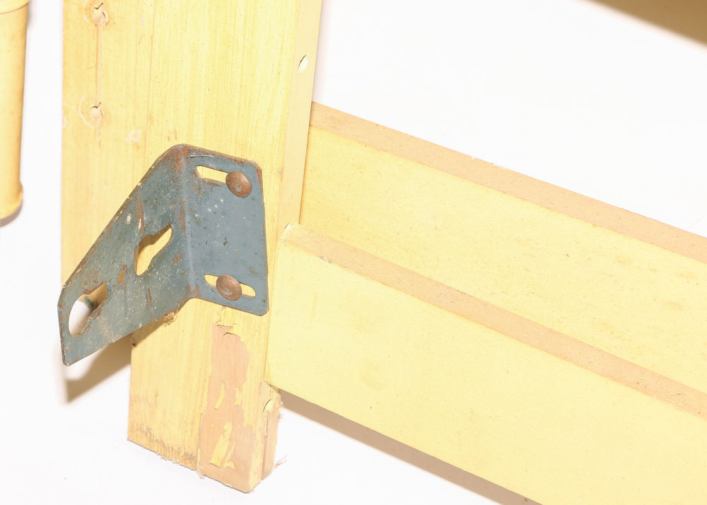 Vintage 1960s Faux Bamboo "Allegro" Twin Bed by Thomasville