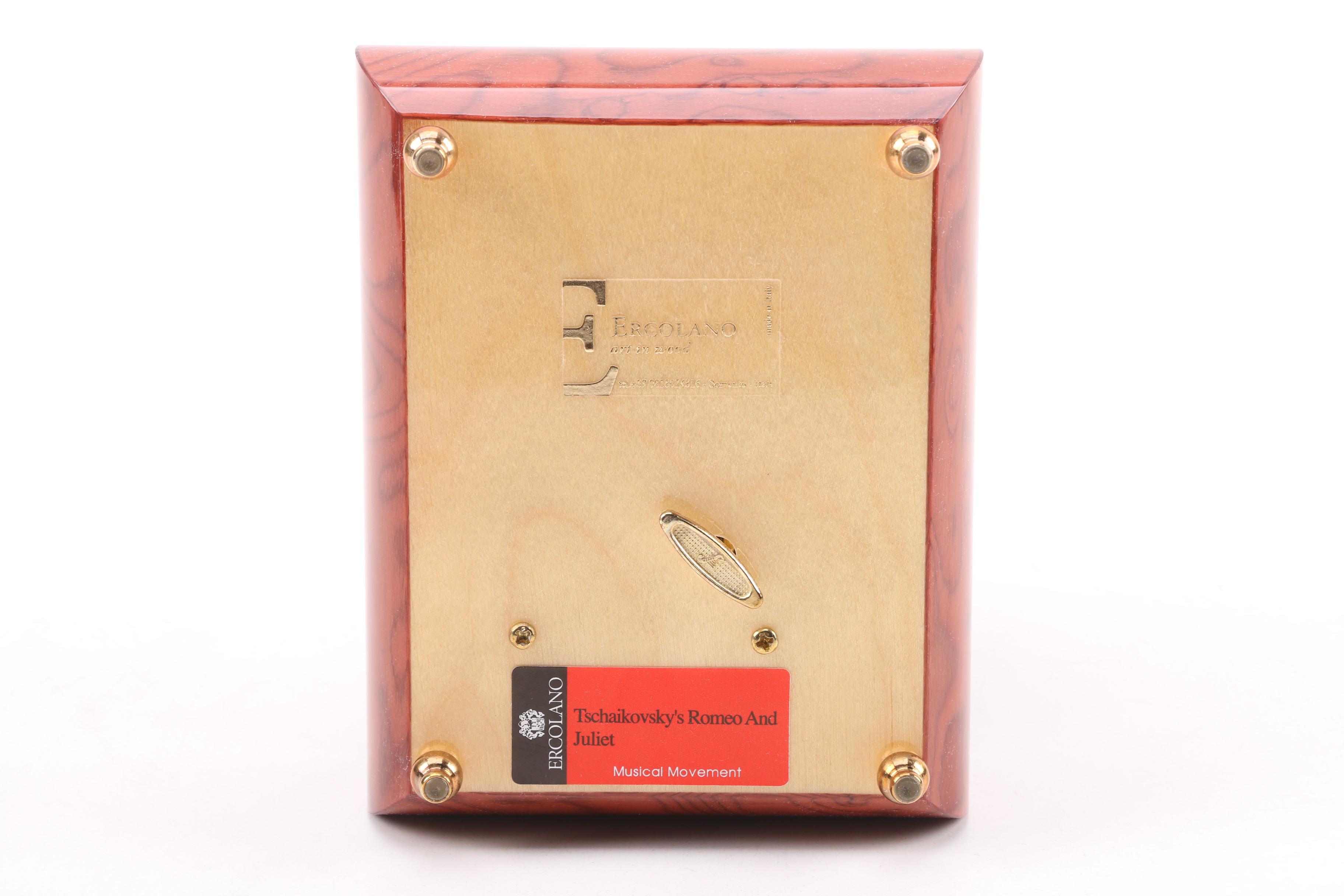 Ercolano Handcrafted Italian Lacquered Wood Music Boxes