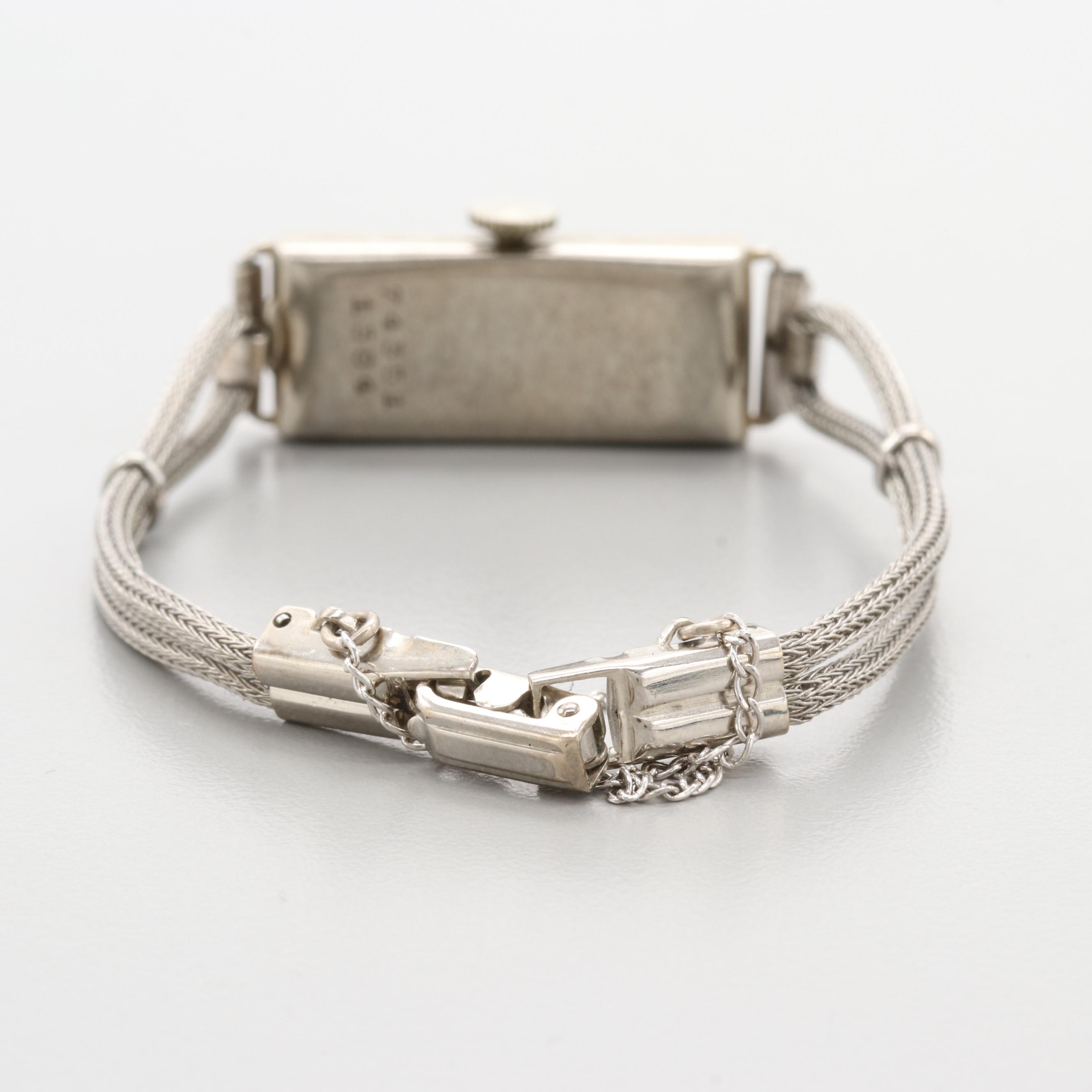 Vintage Rolex Princess 9K White Gold and Stainless Steel Watch