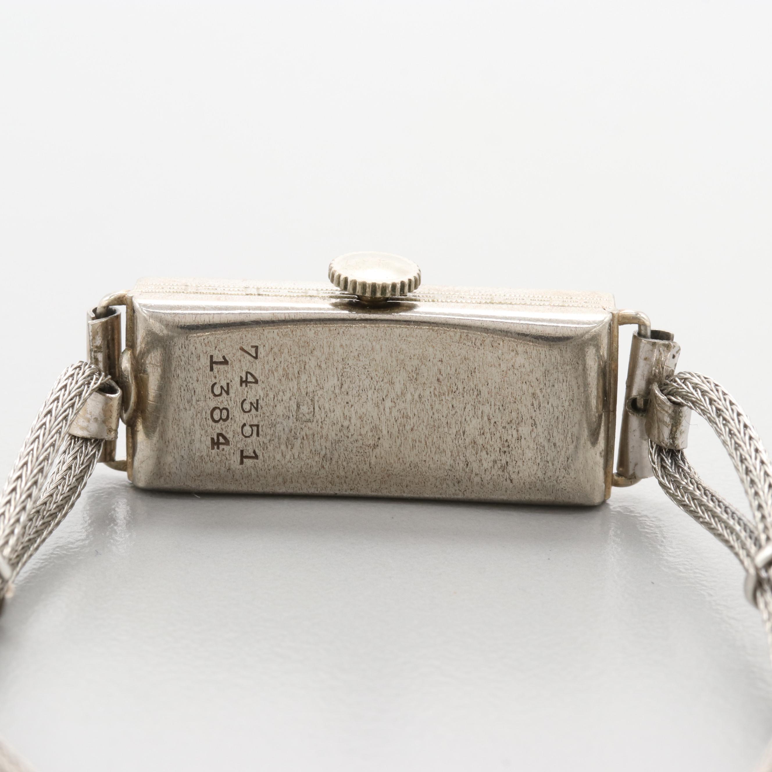 Vintage Rolex Princess 9K White Gold and Stainless Steel Watch