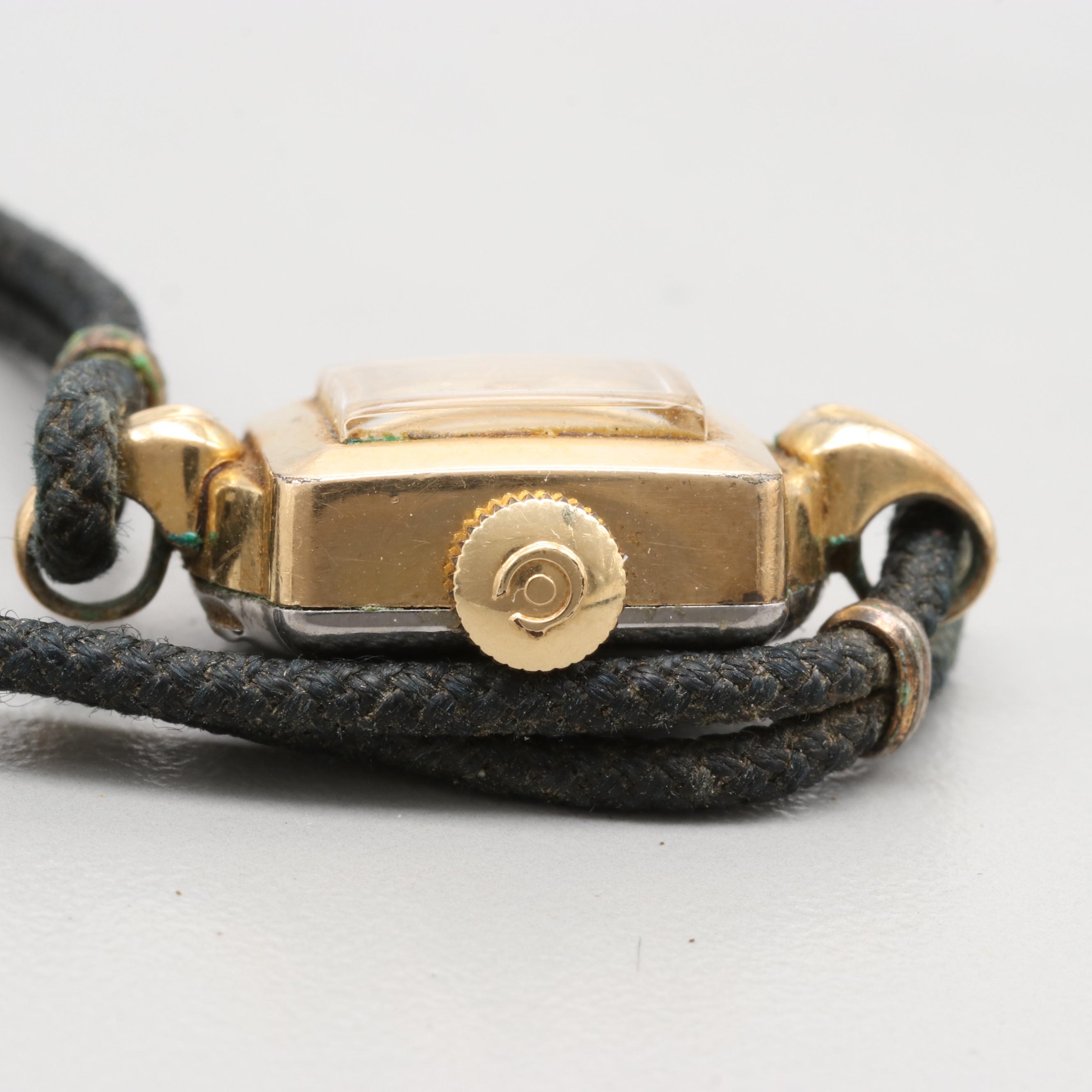 CYMA Two-Tone Watch With Bucherer Gold Tone Pendant Watch