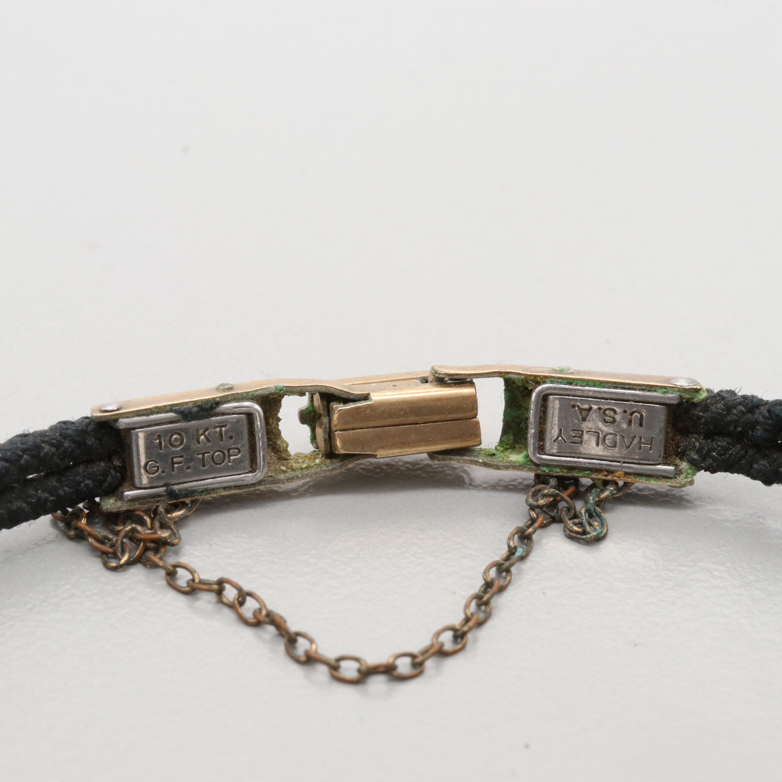 CYMA Two-Tone Watch With Bucherer Gold Tone Pendant Watch