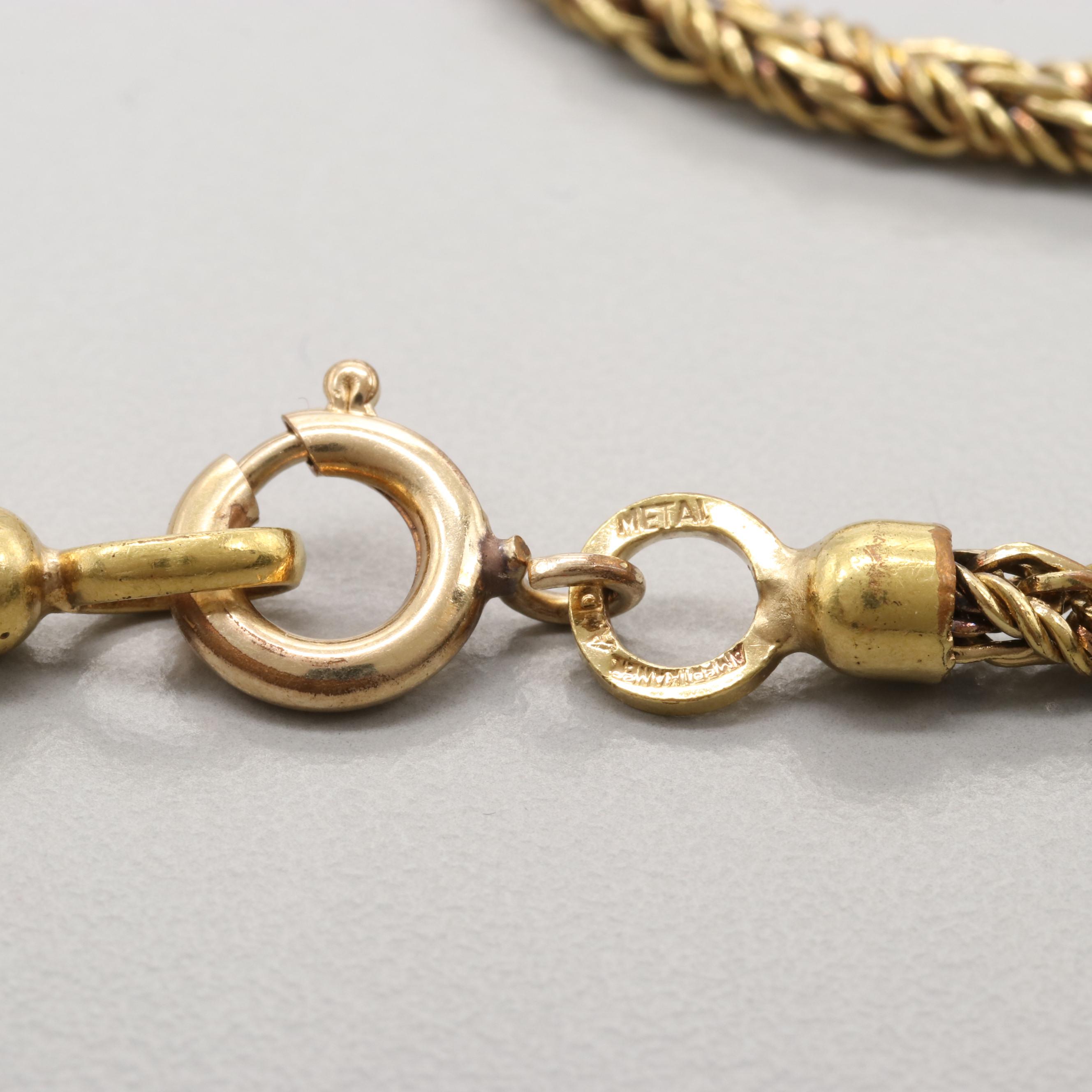 CYMA Two-Tone Watch With Bucherer Gold Tone Pendant Watch