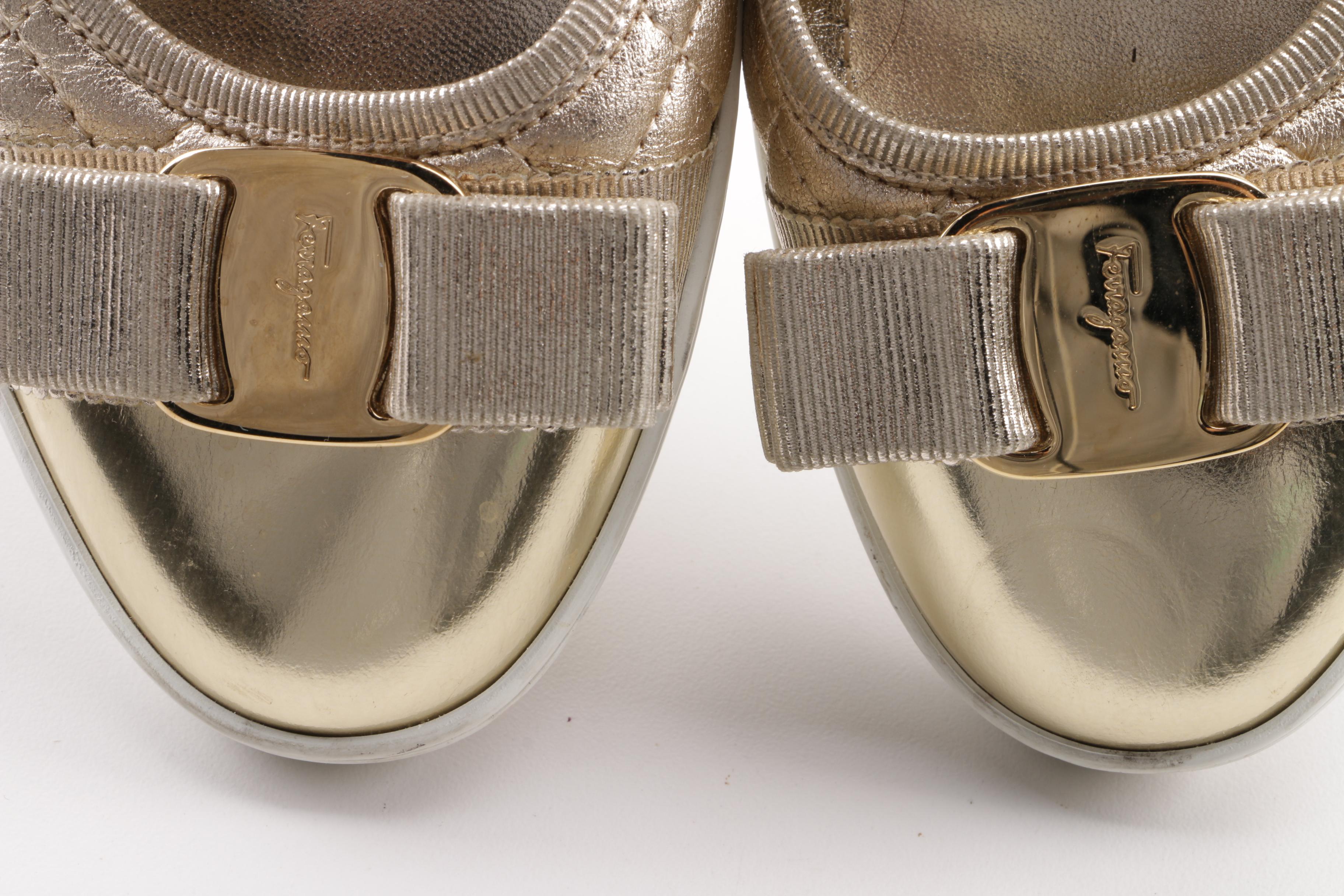 Women's Chanel, Prada and Salvatore Ferragamo Flats