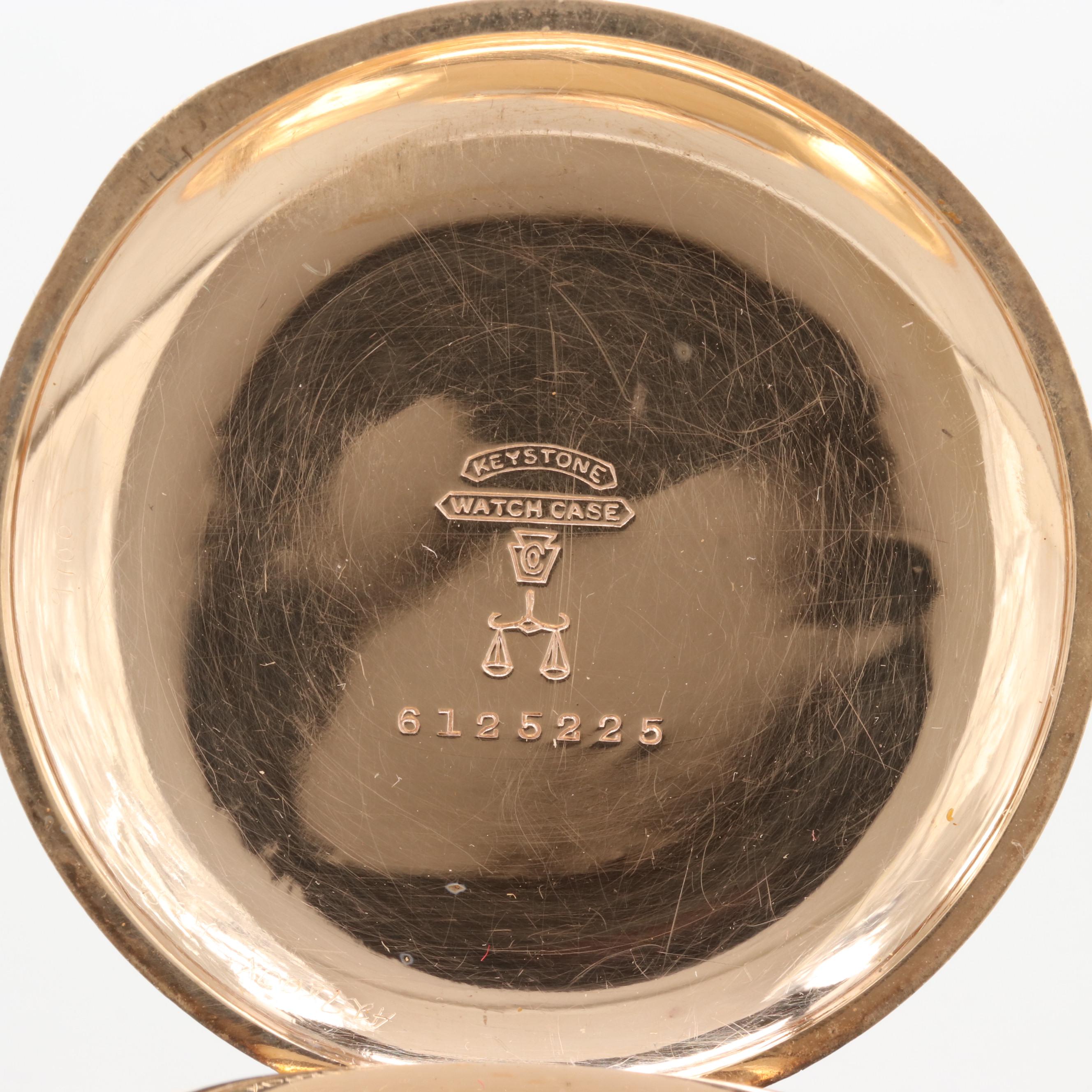 American Waltham Gold Filled Hunting Case Pocket Watch 1901