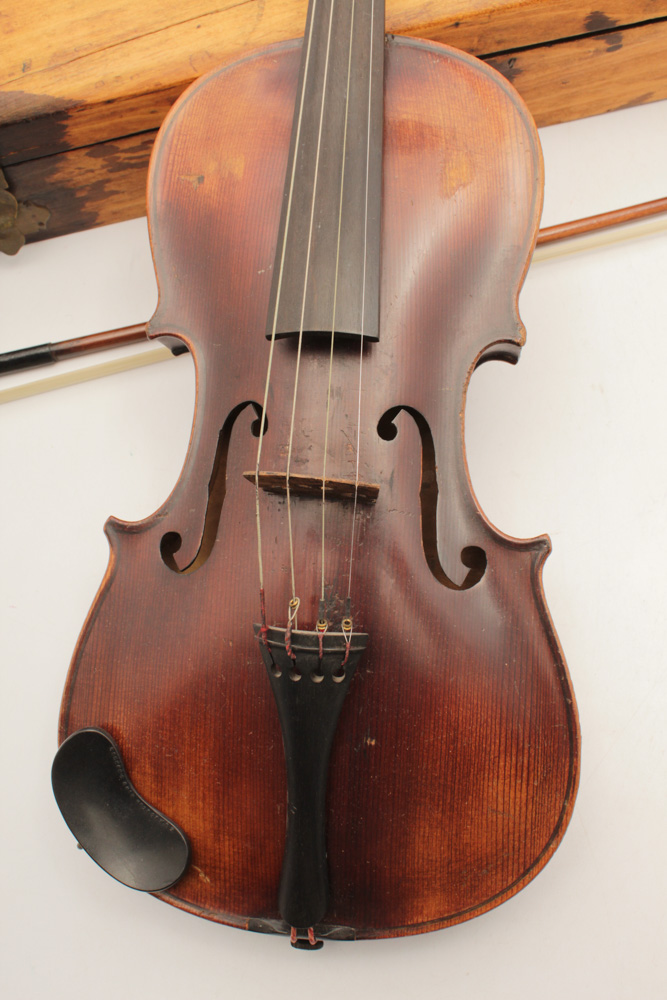 Antique "Exposition" Violin in Wooden Case