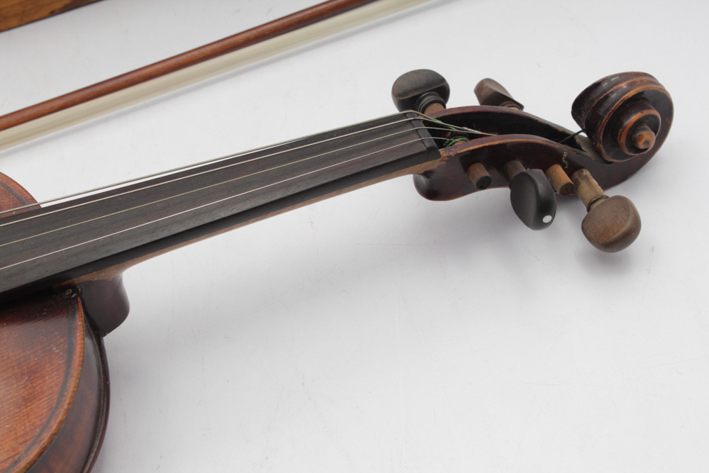 Antique "Exposition" Violin in Wooden Case