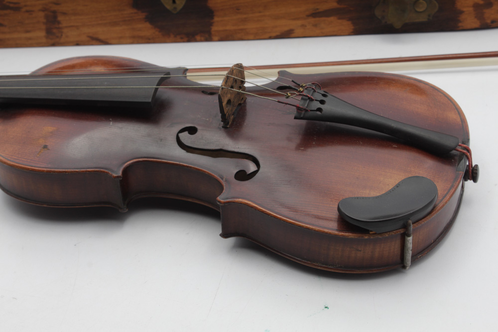 Antique "Exposition" Violin in Wooden Case
