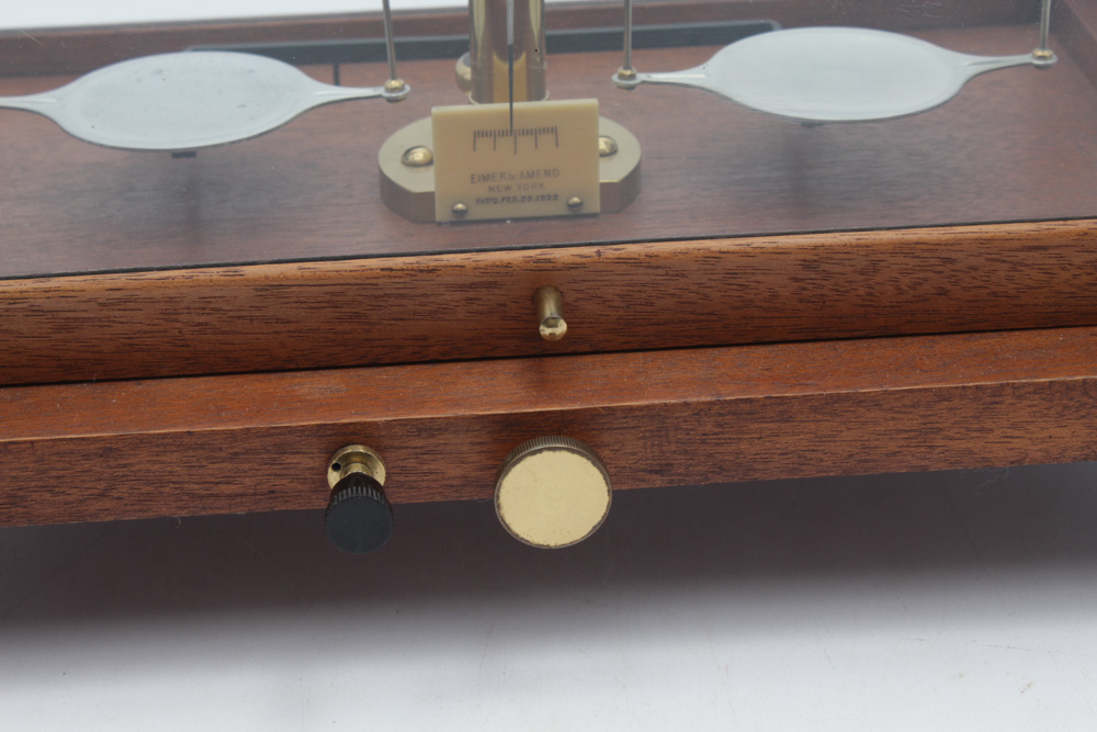 Antique Eimer & Amend Analytical Balance and Weights