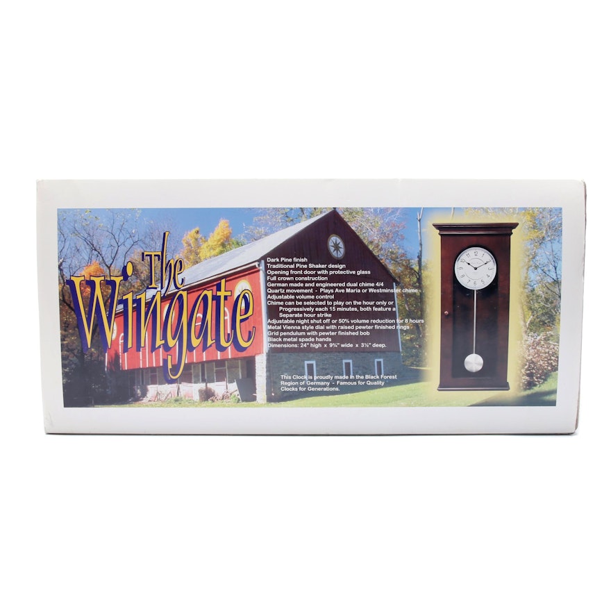 German Black Forest "Wingate" Wall Clock