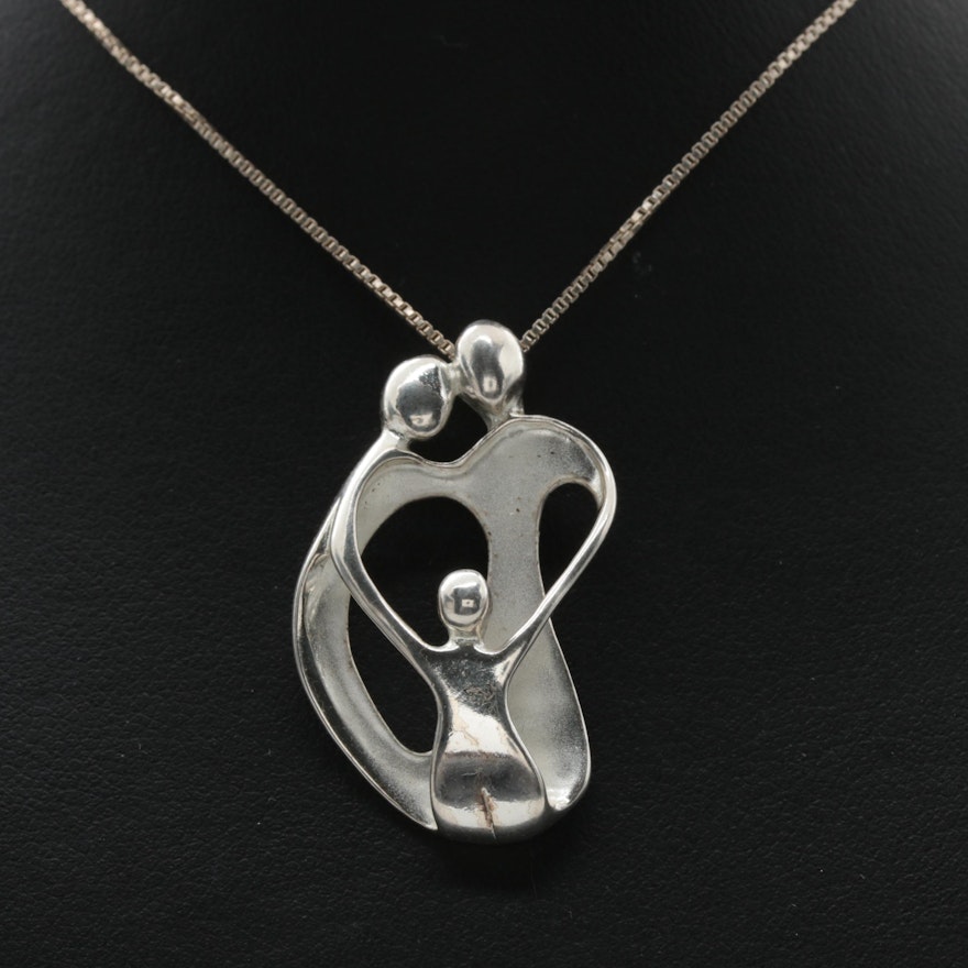 Carolyn Pollack Sterling Silver Necklace
