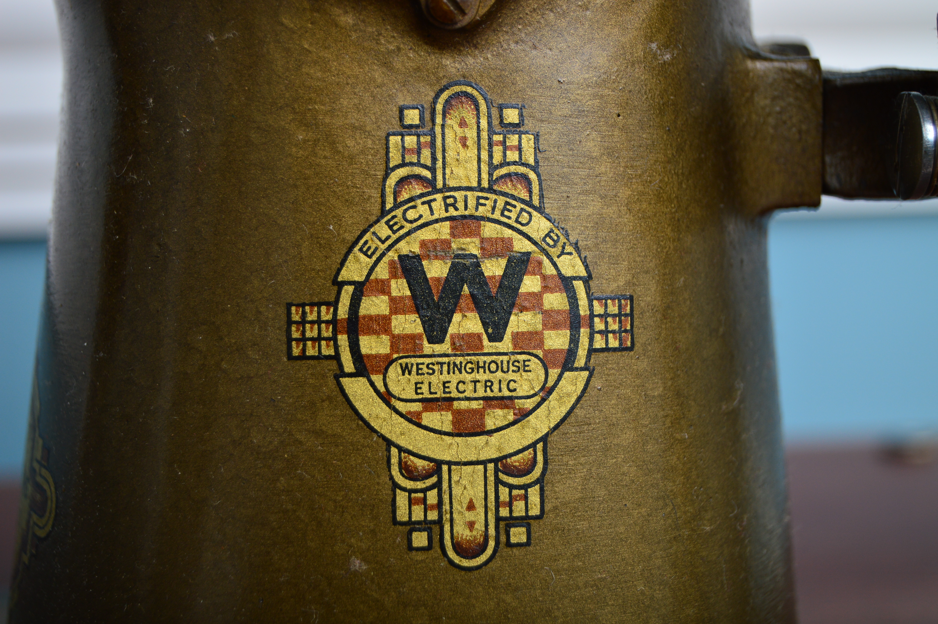 Vintage Free-Westinghouse Sewing Machine with Federal Style Cabinet