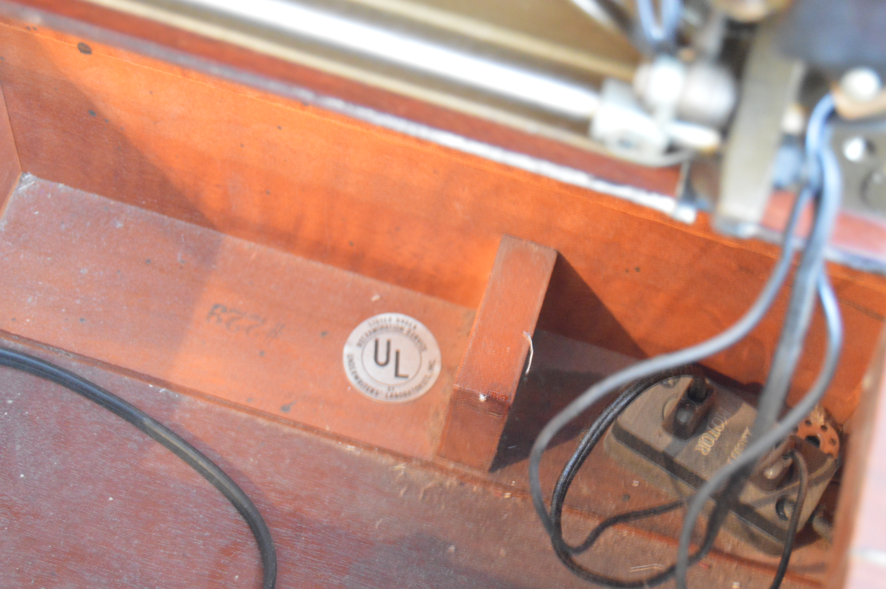 Vintage Free-Westinghouse Sewing Machine with Federal Style Cabinet