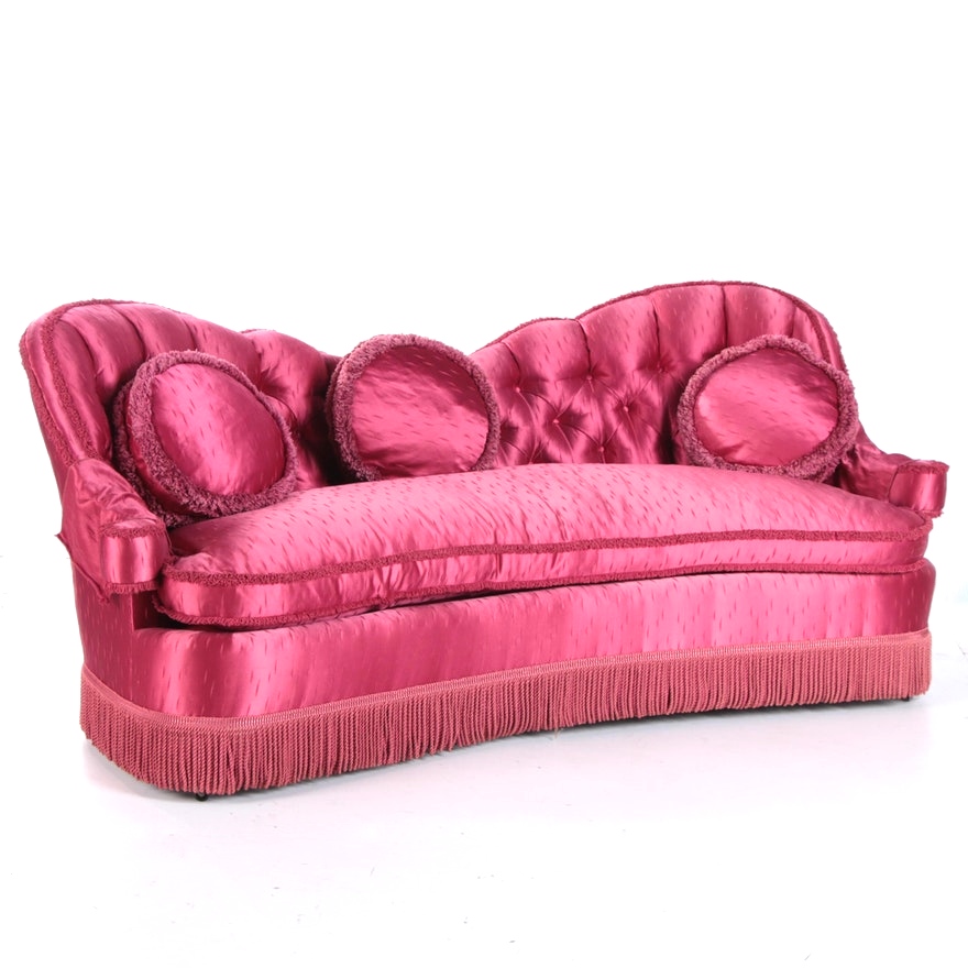 Hollywood Regency Upholstered Sofa by S. Karpen & Bros., Early 20th Century