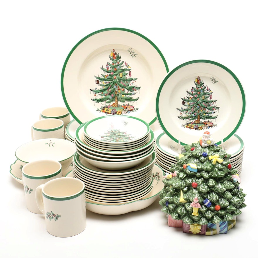Spode "Christmas Tree" Earthenware Dinnerware