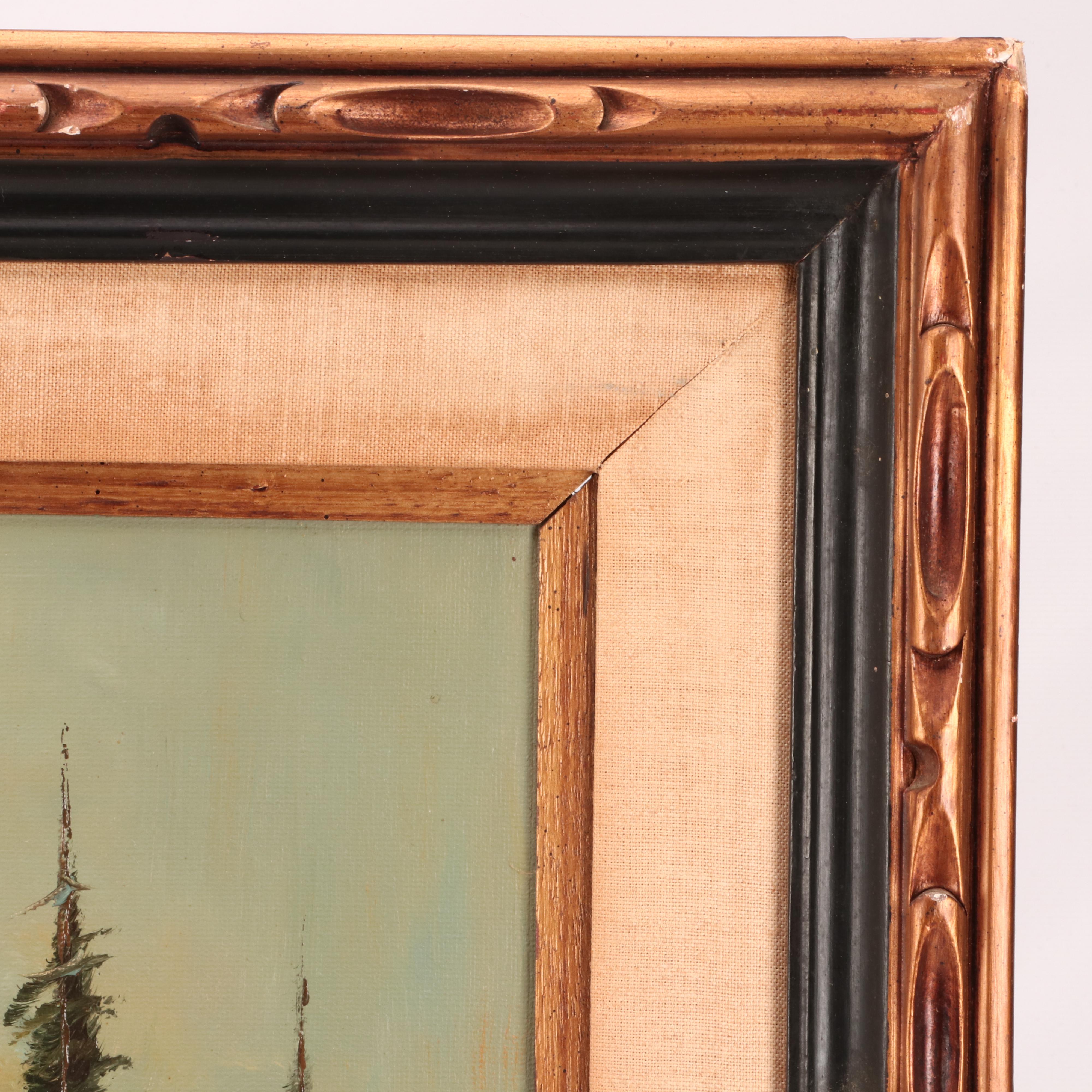 Antonio Oil Painting of Mountain Landscape