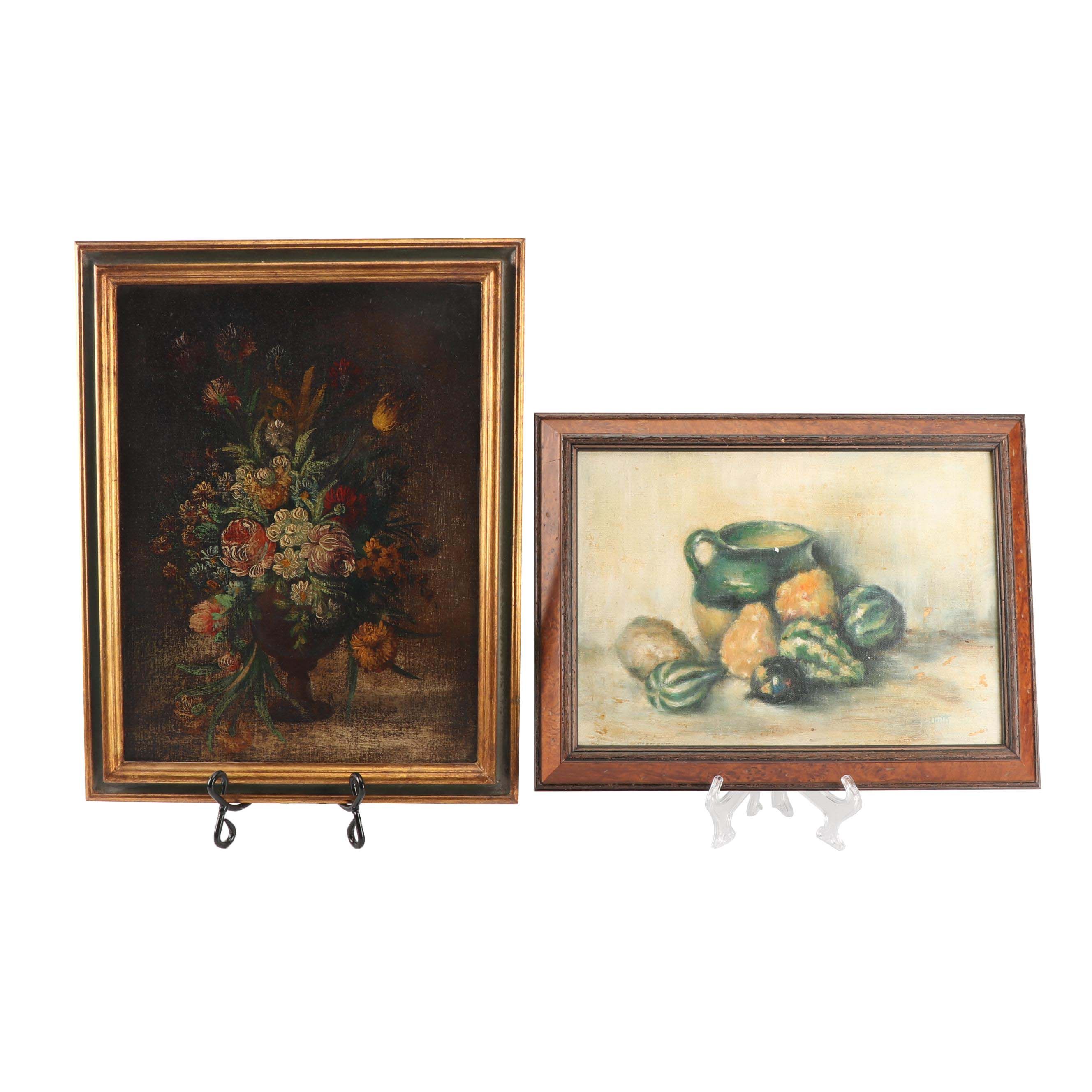 20th Century Still Life Oil Paintings