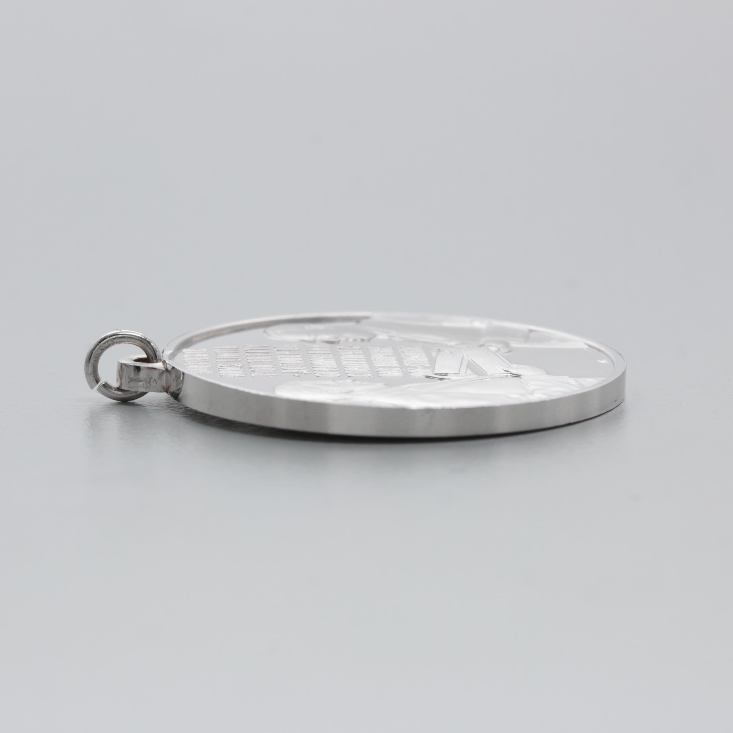 1972 Sterling Silver Commemorative Richard Nixon "Journey for Peace" Medallion