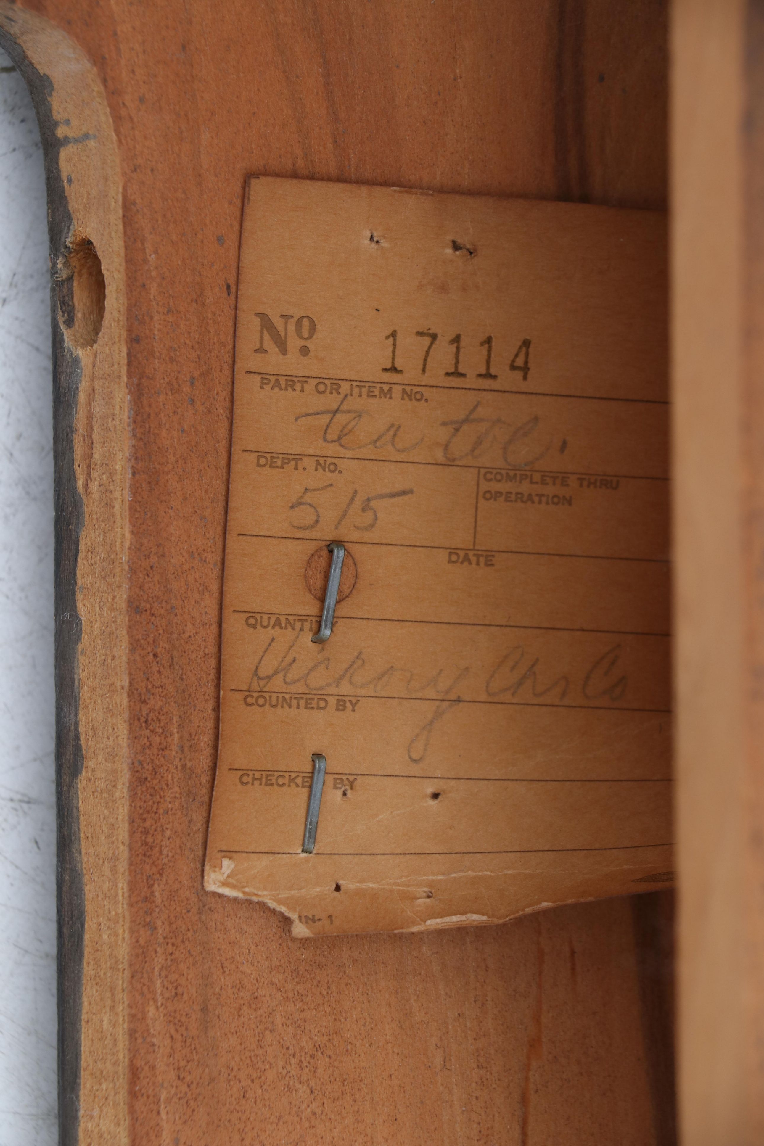 Queen Anne Style Mahogany Side Table by Hickory Chair Co., Mid/Late 20th Century