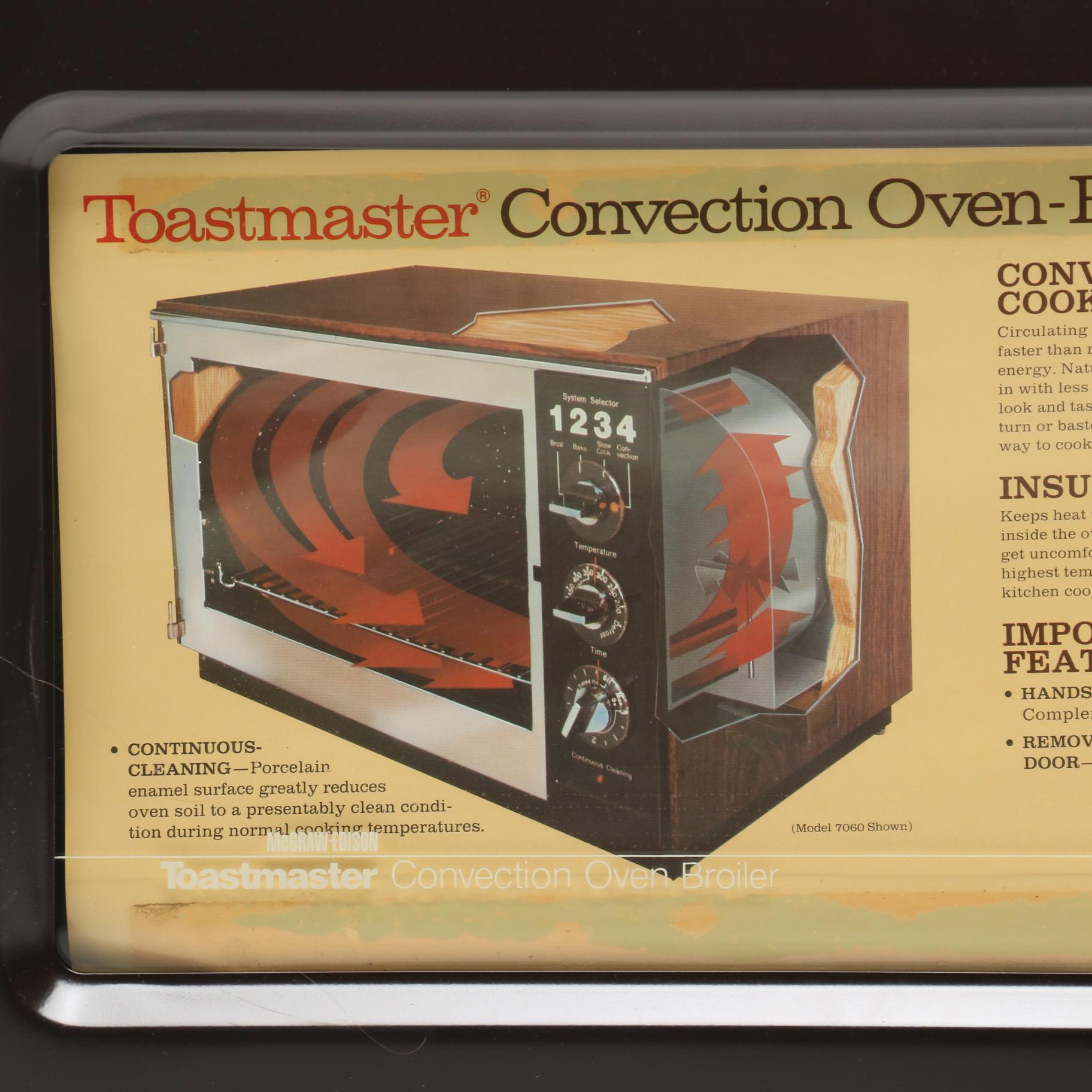 Toastmaster Convection Oven Broiler 7050