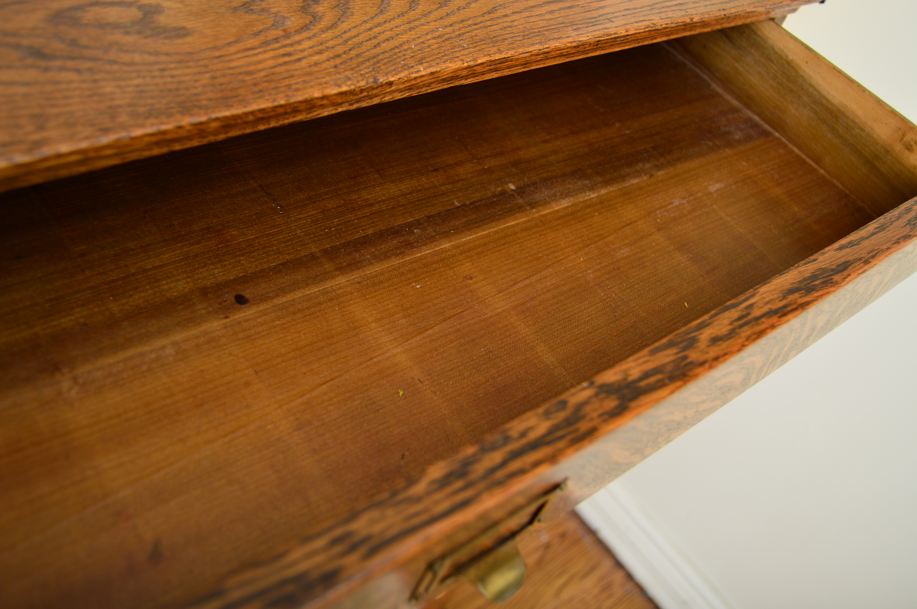 American Oak Pharmacist’s Cabinet, Early 20th Century
