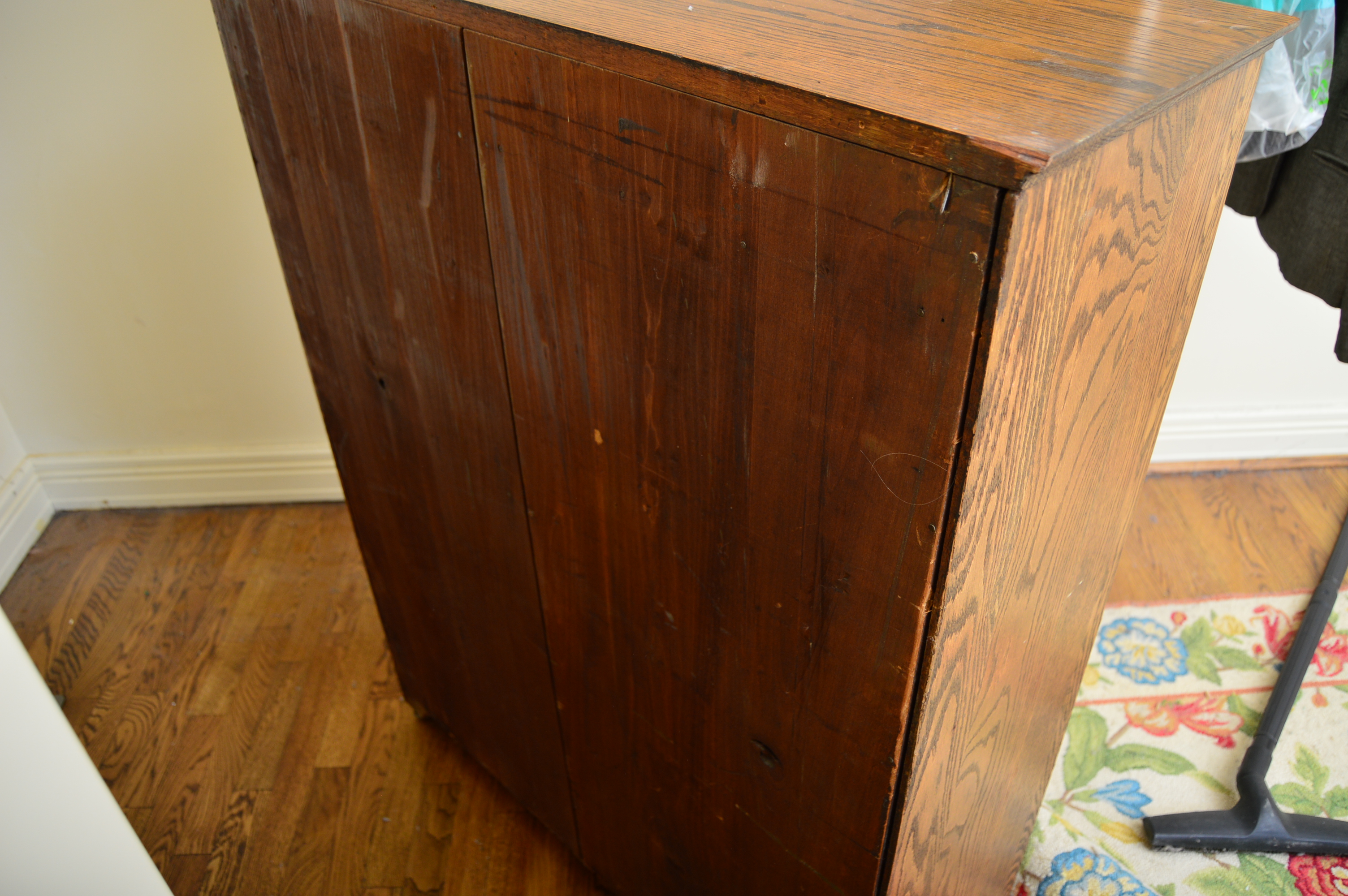 American Oak Pharmacist’s Cabinet, Early 20th Century
