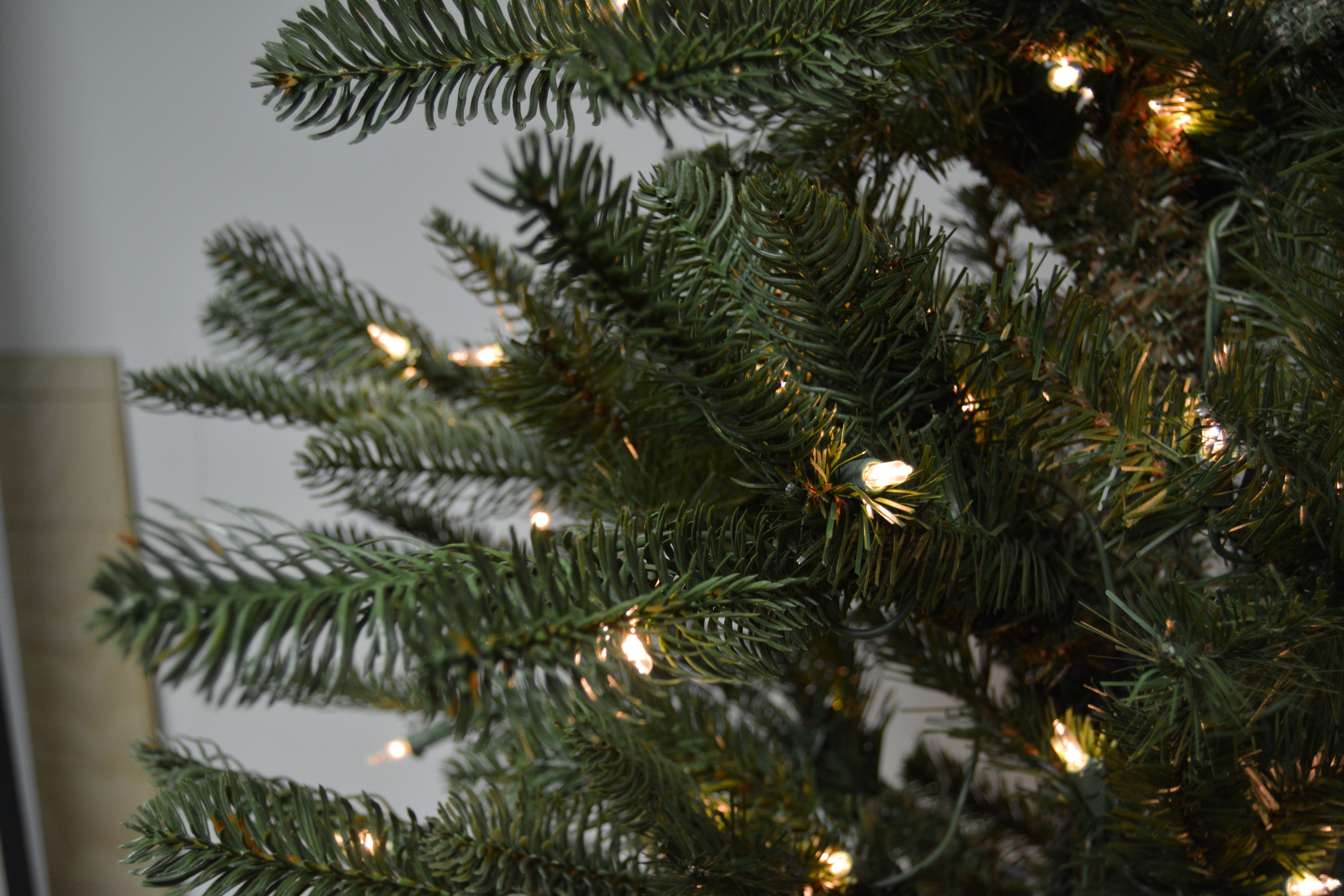 7' Illuminated Artificial Pine Christmas Tree