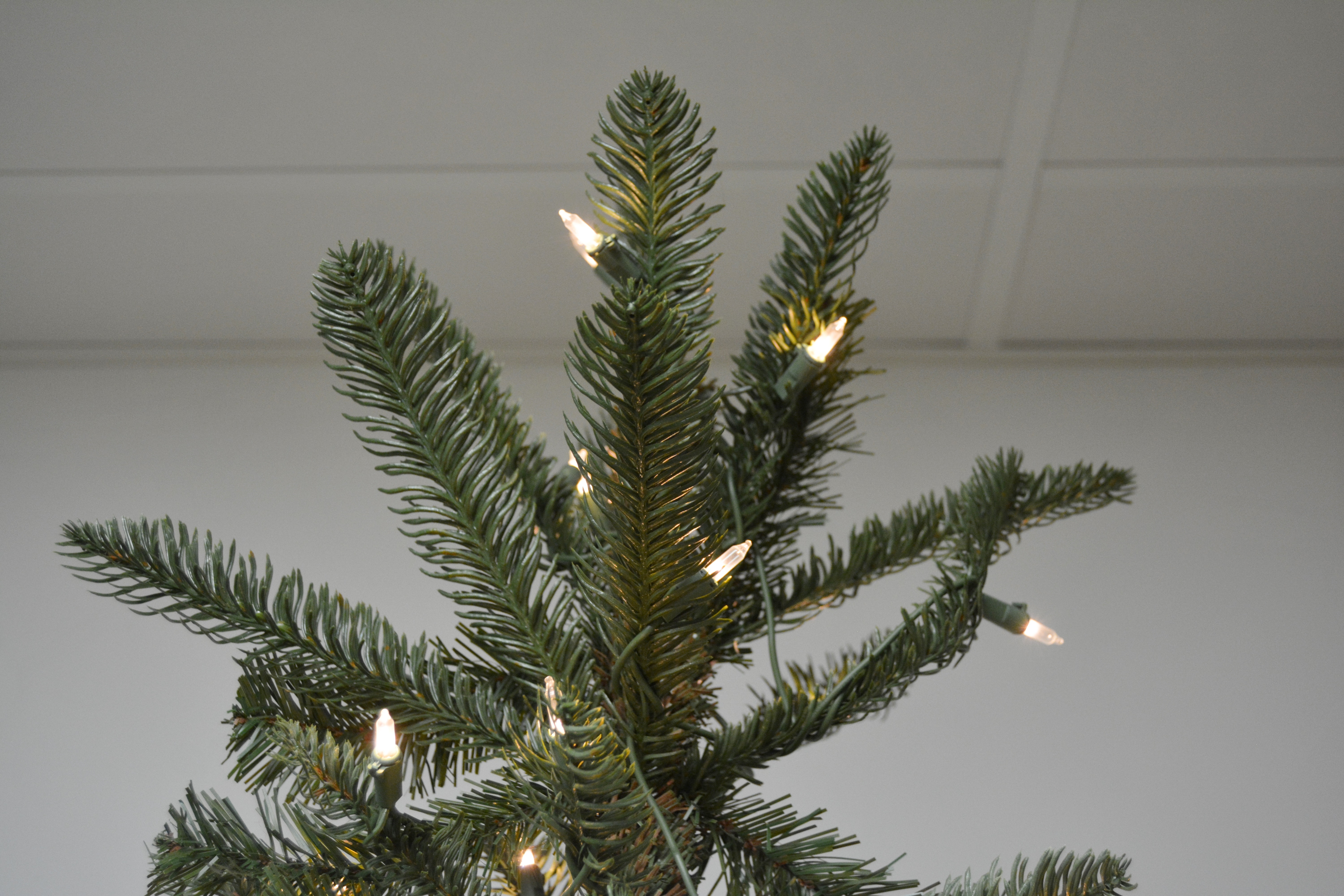 7' Illuminated Artificial Pine Christmas Tree