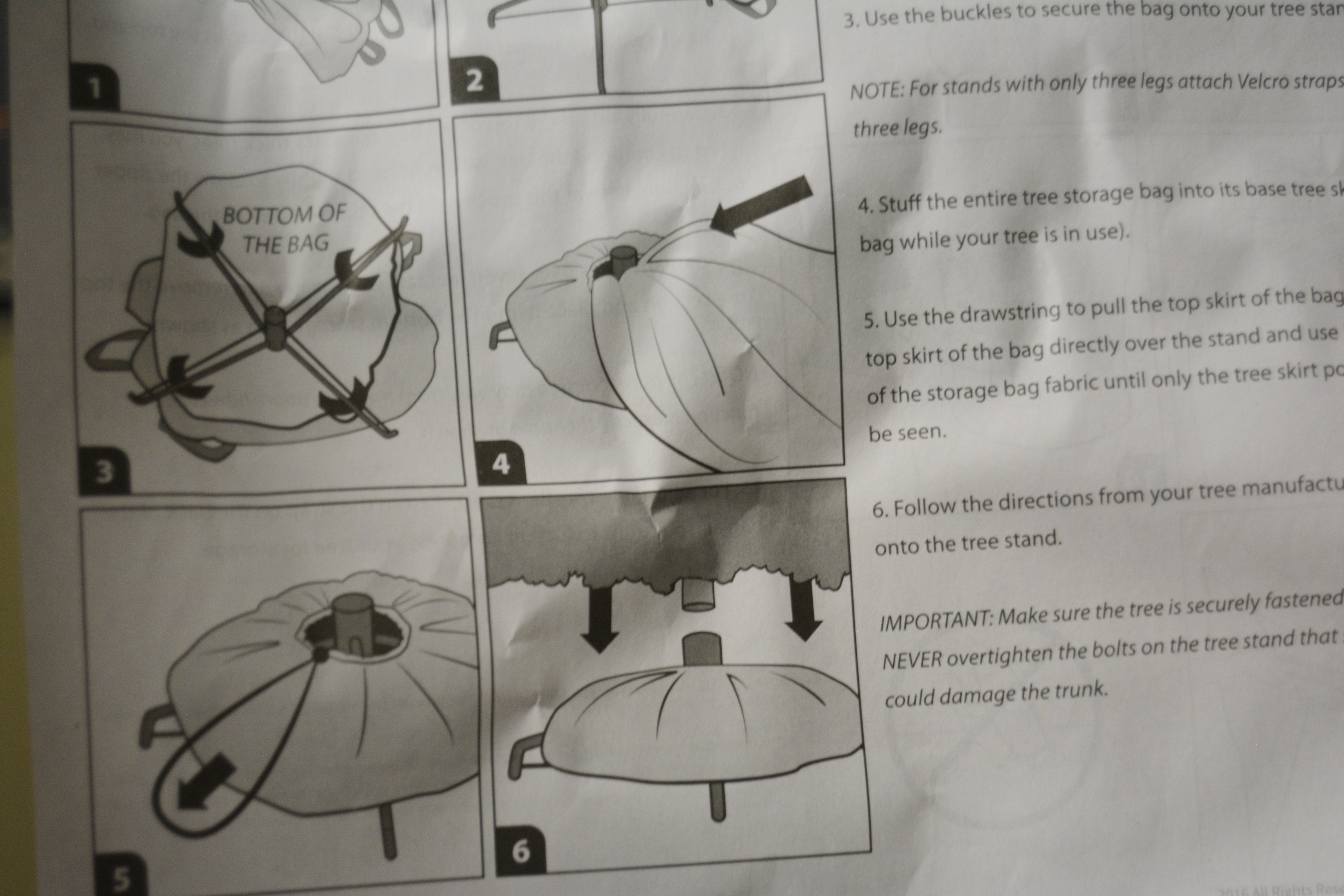 7.5' Artificial Christmas Tree and Grandin Road Tree Keeper Storage Bag