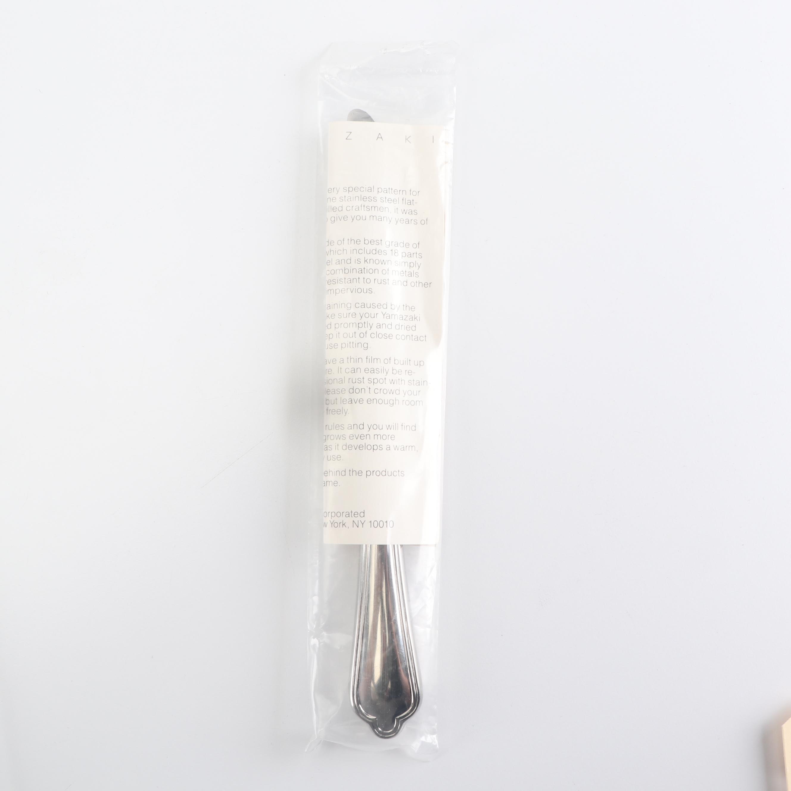 Yamazaki Stainless Steel Flatware Place Settings For Six