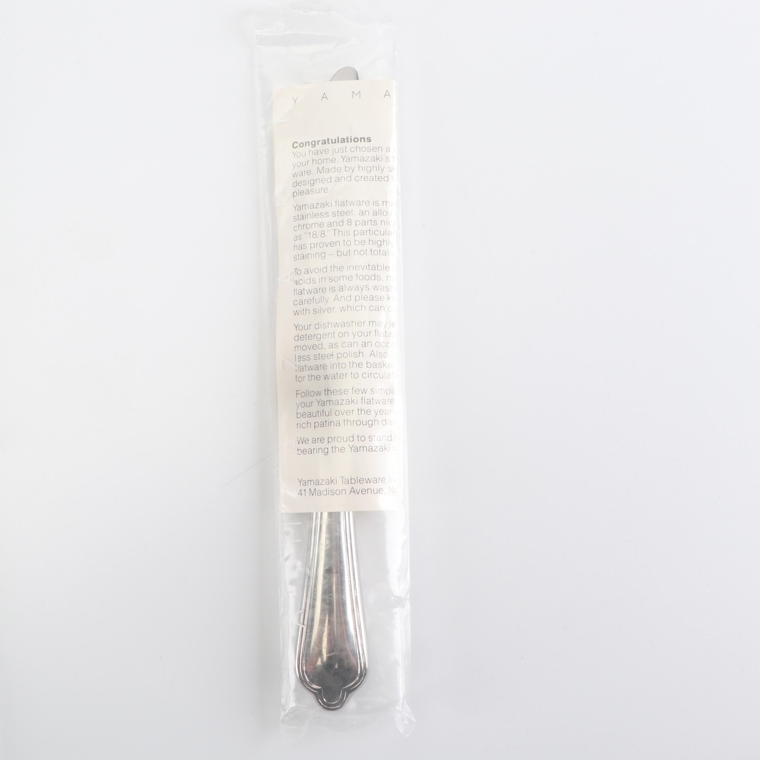 Yamazaki Stainless Steel Flatware Place Settings For Six