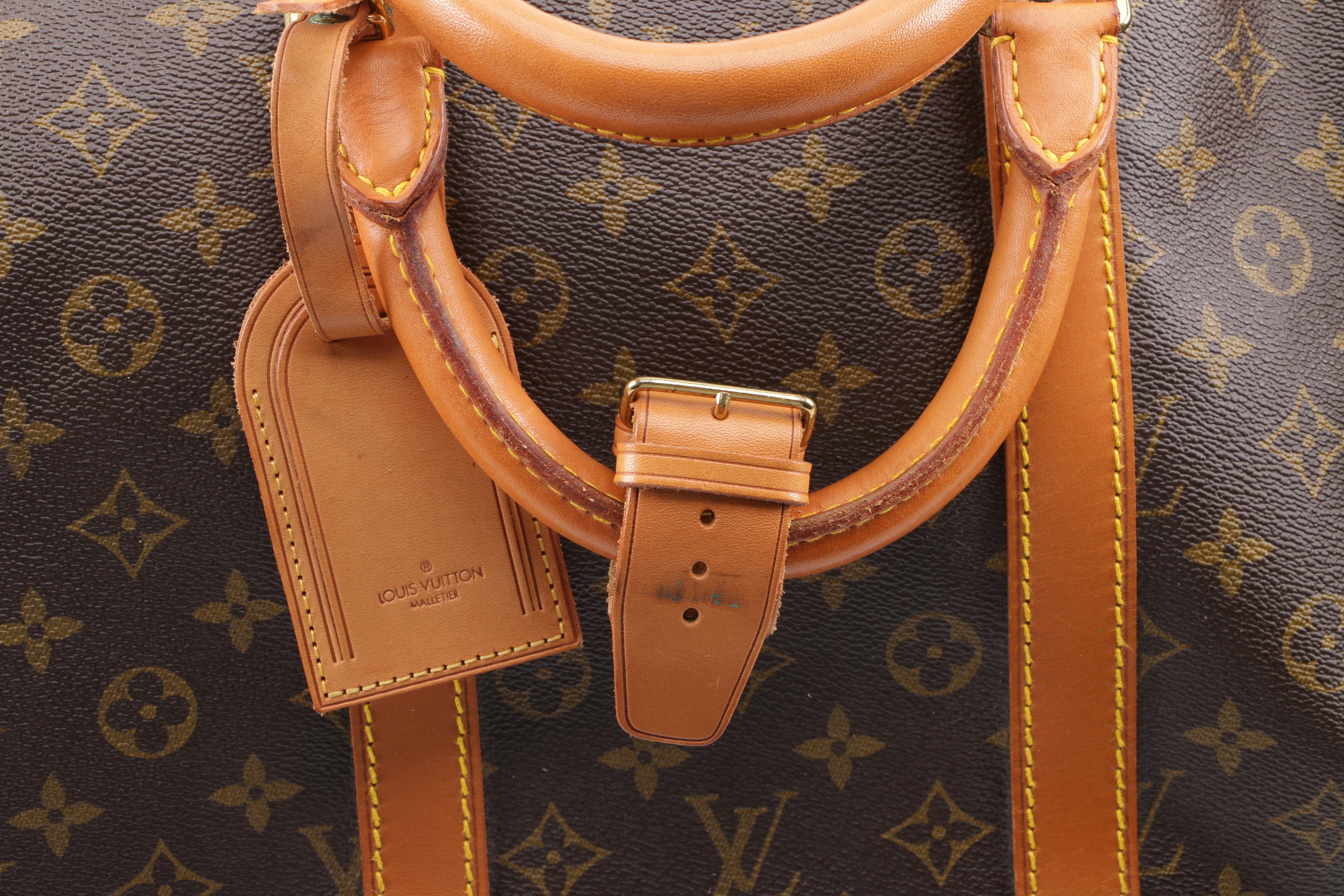 1988 Vintage Louis Vuitton Paris Malletier Monogram Canvas Keepall Bag