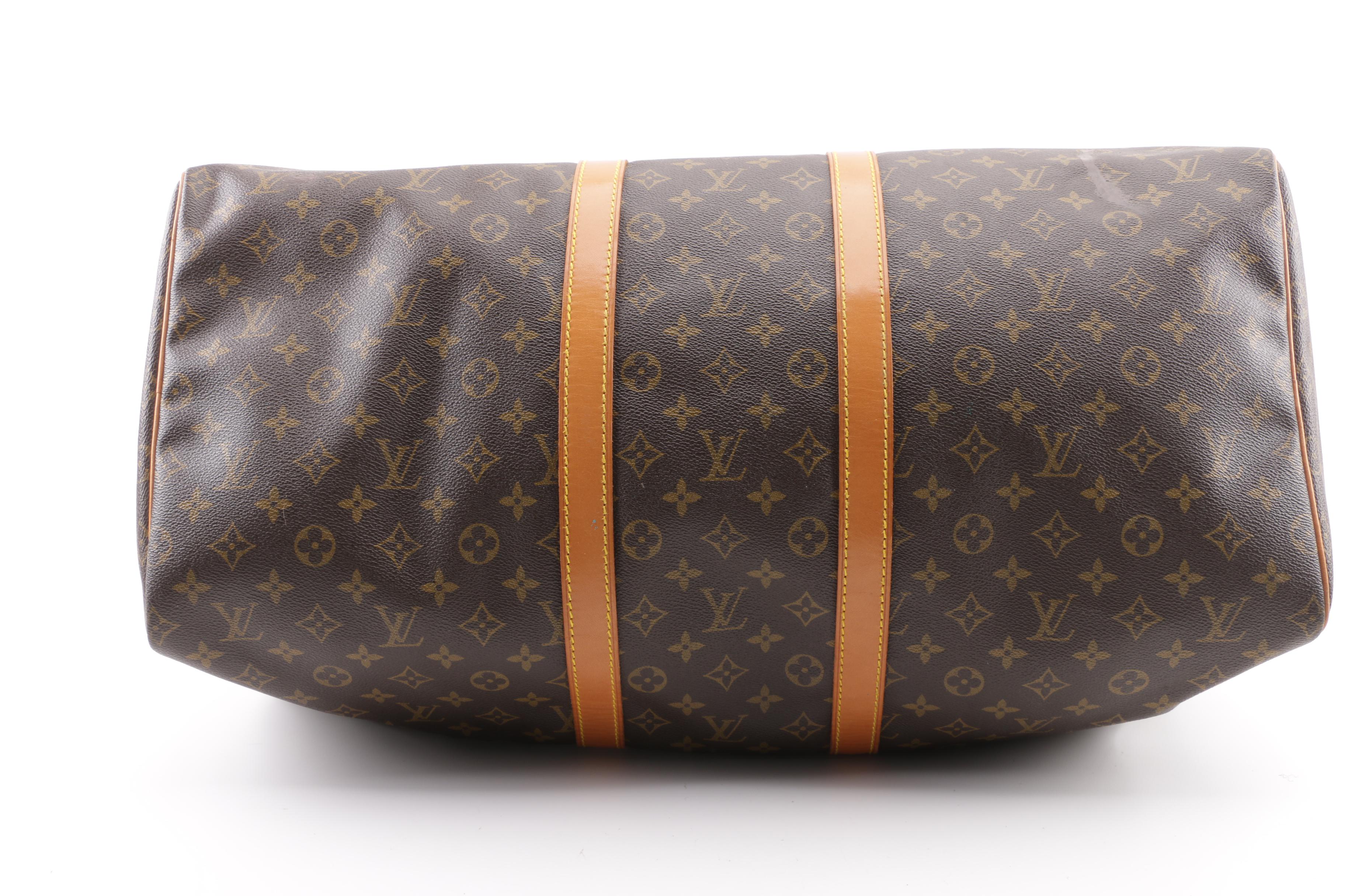 1988 Vintage Louis Vuitton Paris Malletier Monogram Canvas Keepall Bag