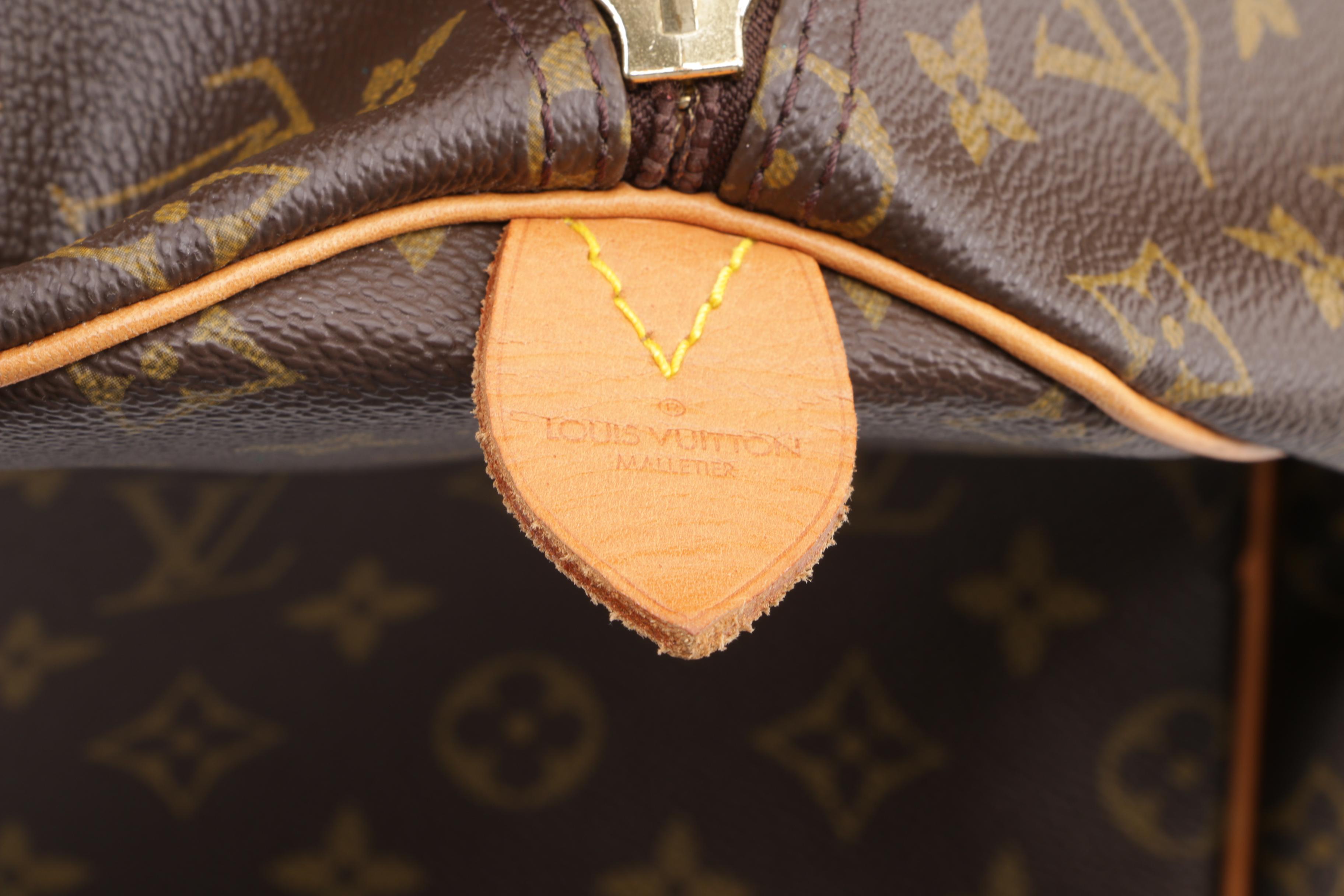 1988 Vintage Louis Vuitton Paris Malletier Monogram Canvas Keepall Bag