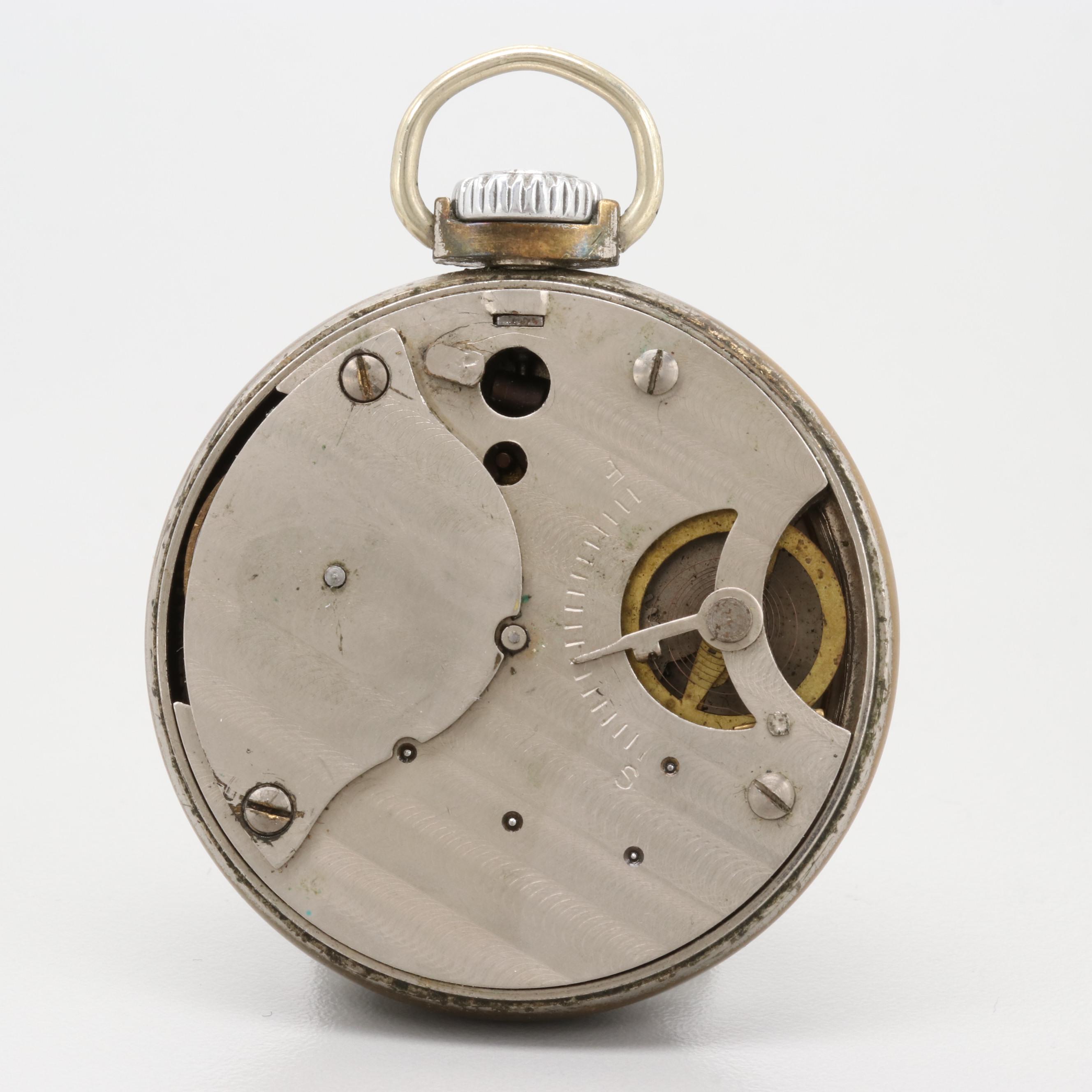 Popeye Pocket Watch By New Haven 1934