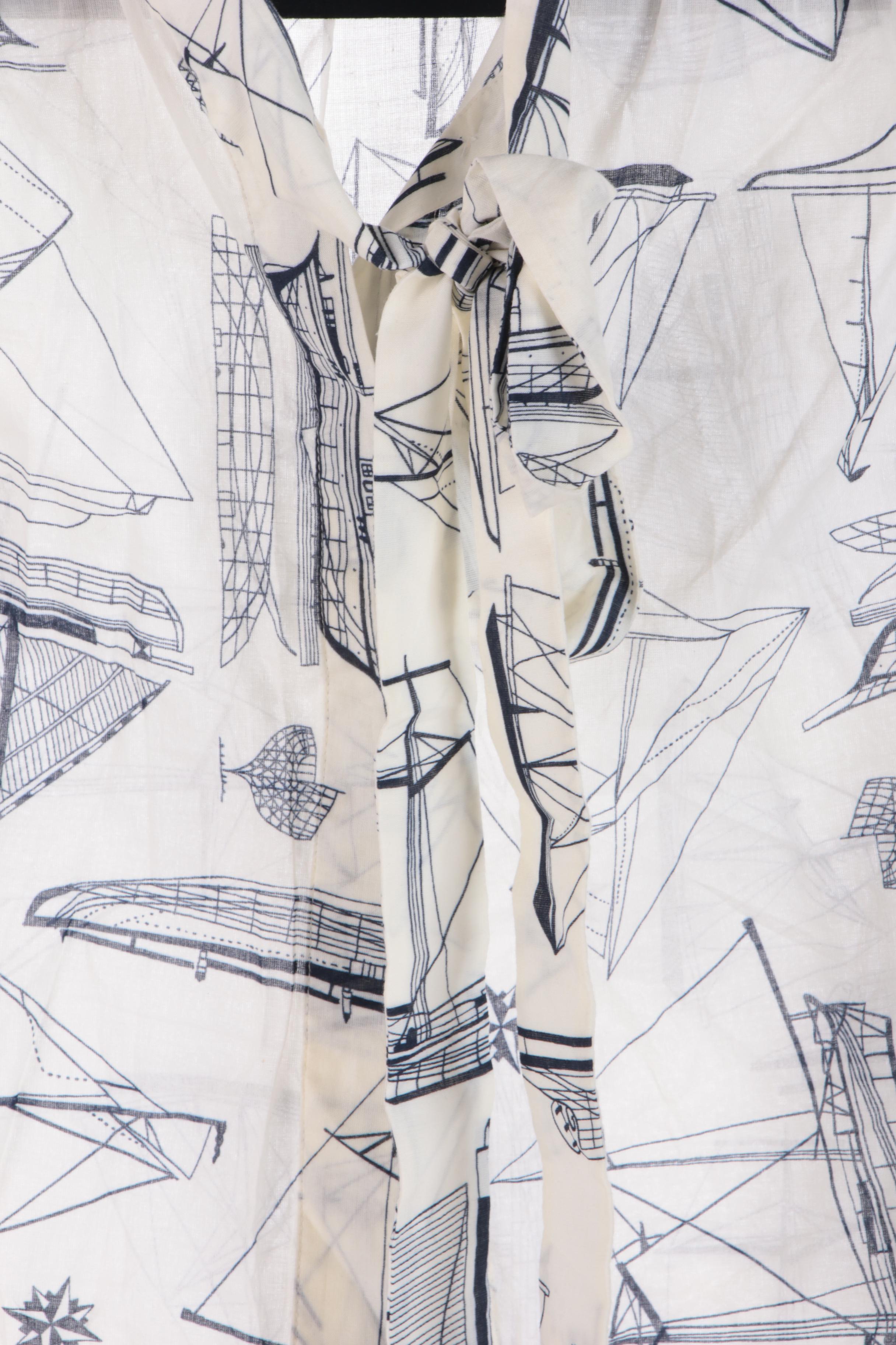 Tory Burch Nautical Print Blouse with Other Blouses and Shirts