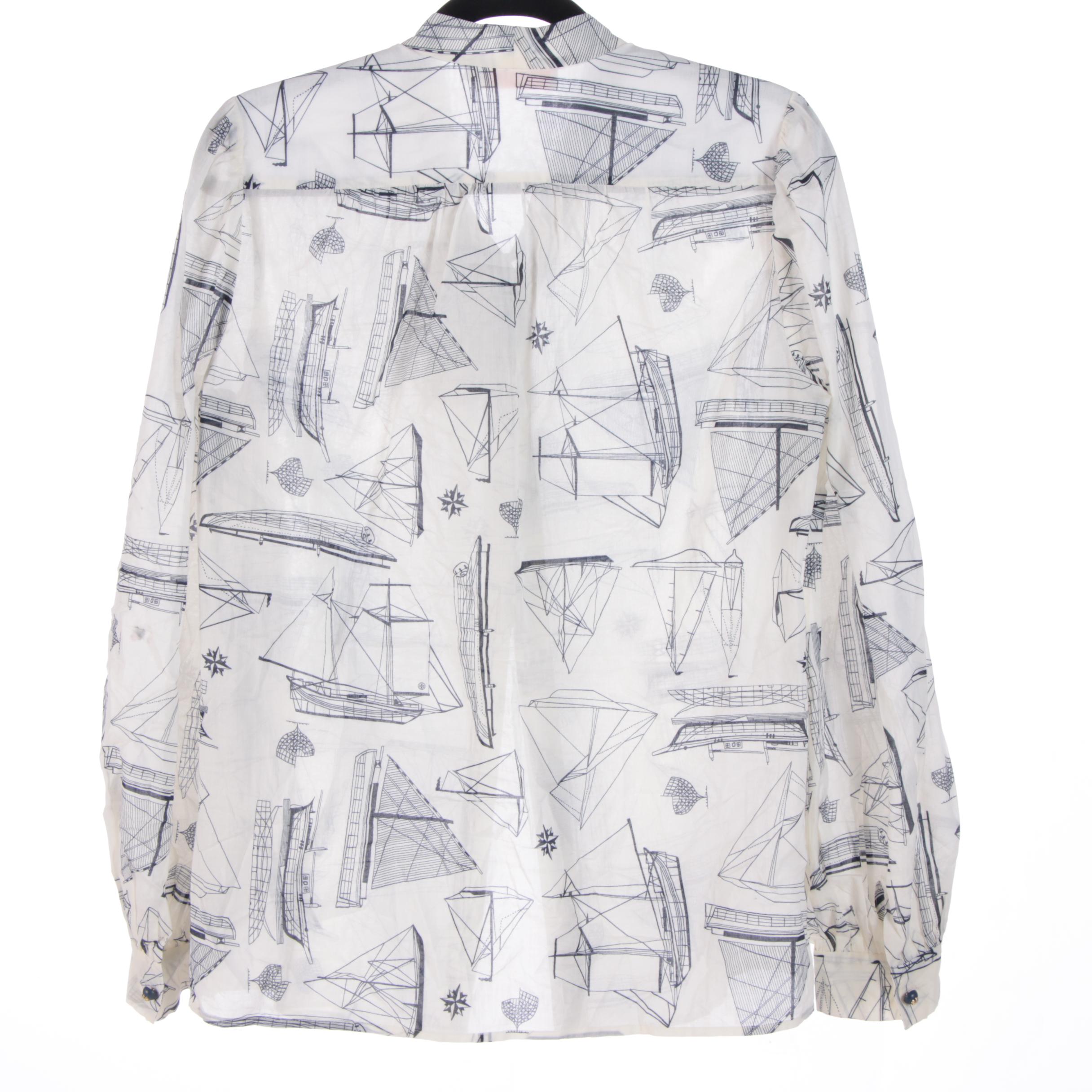 Tory Burch Nautical Print Blouse with Other Blouses and Shirts