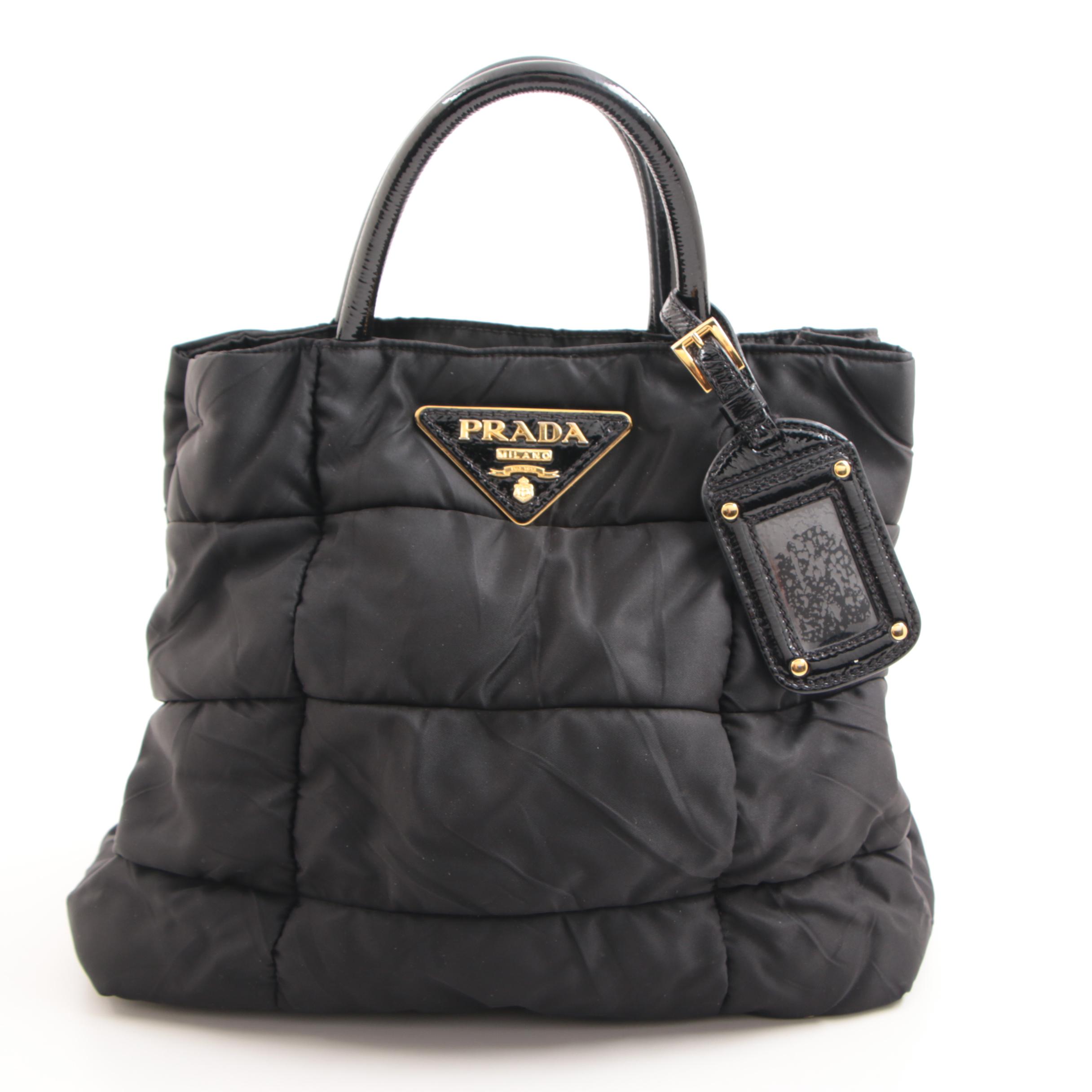 Prada Black Tessuto Handbag