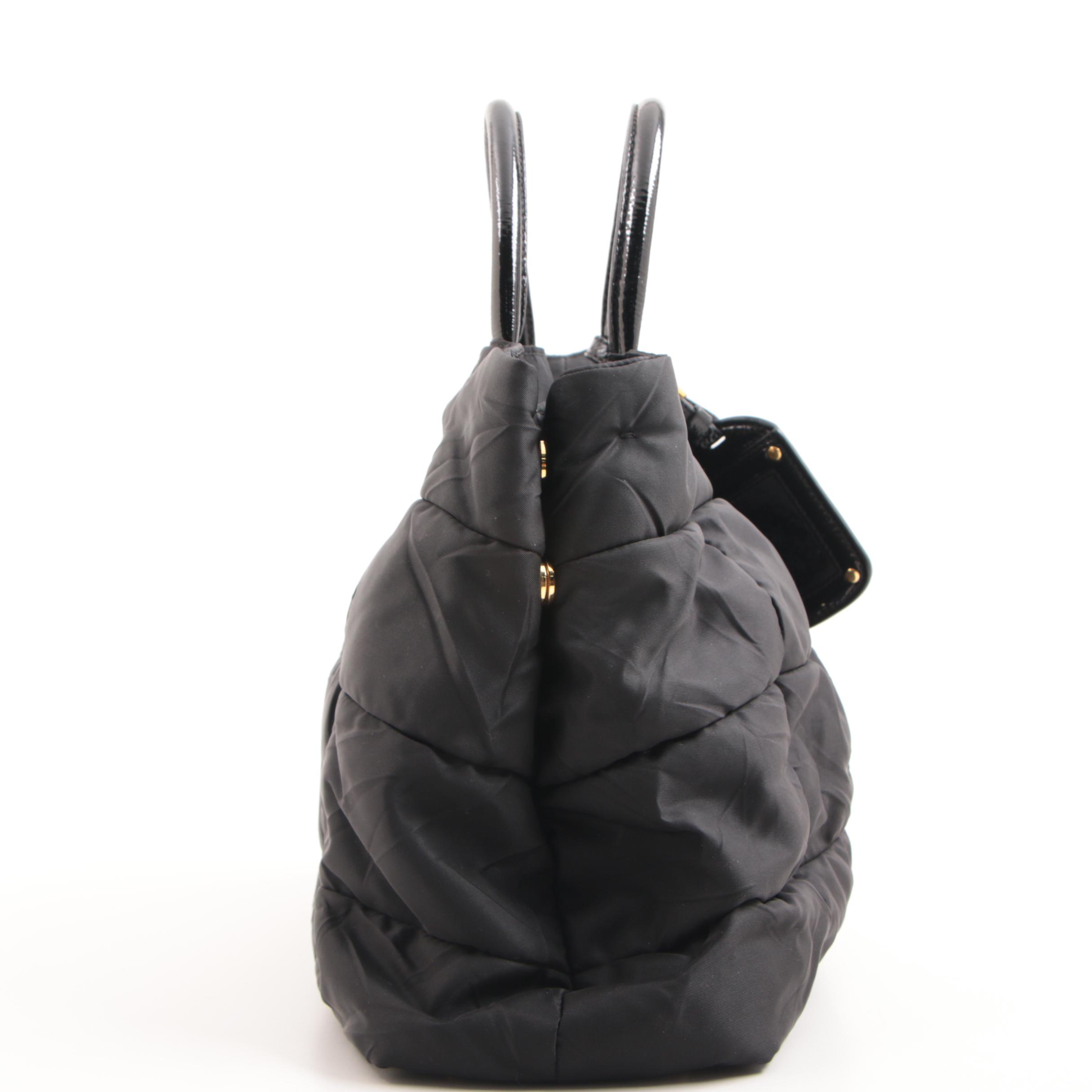 Prada Black Tessuto Handbag