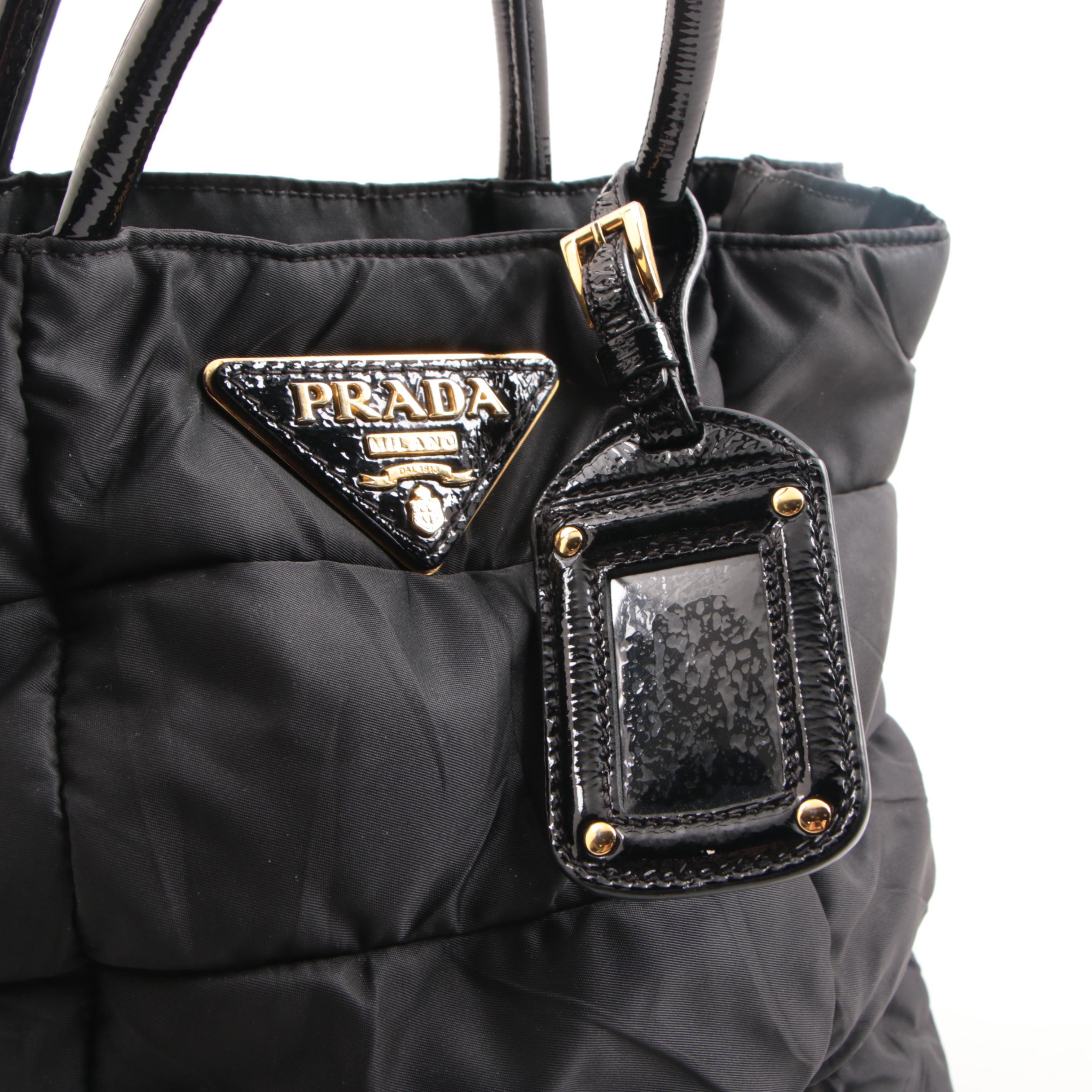 Prada Black Tessuto Handbag